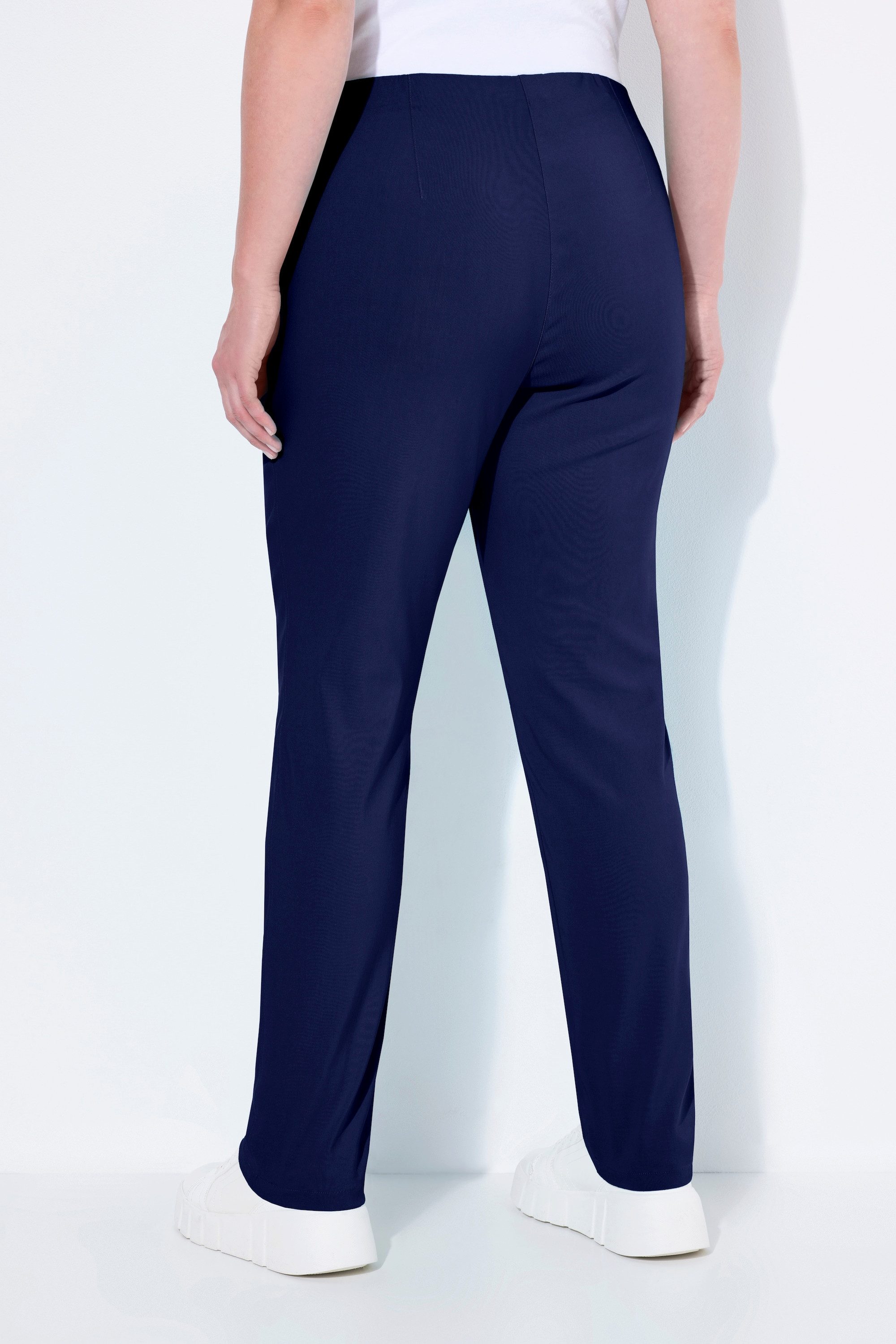 Ulla Popken Funktionshose Bengalinhose Sienna schmales Bein Gummibund