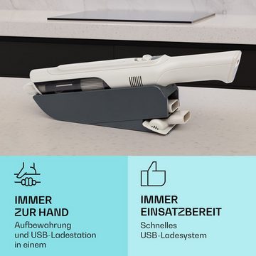 Klarstein Akku-Hand-und Stielstaubsauger Larma Handheld Handstaubsauger, 120 W, beutellos