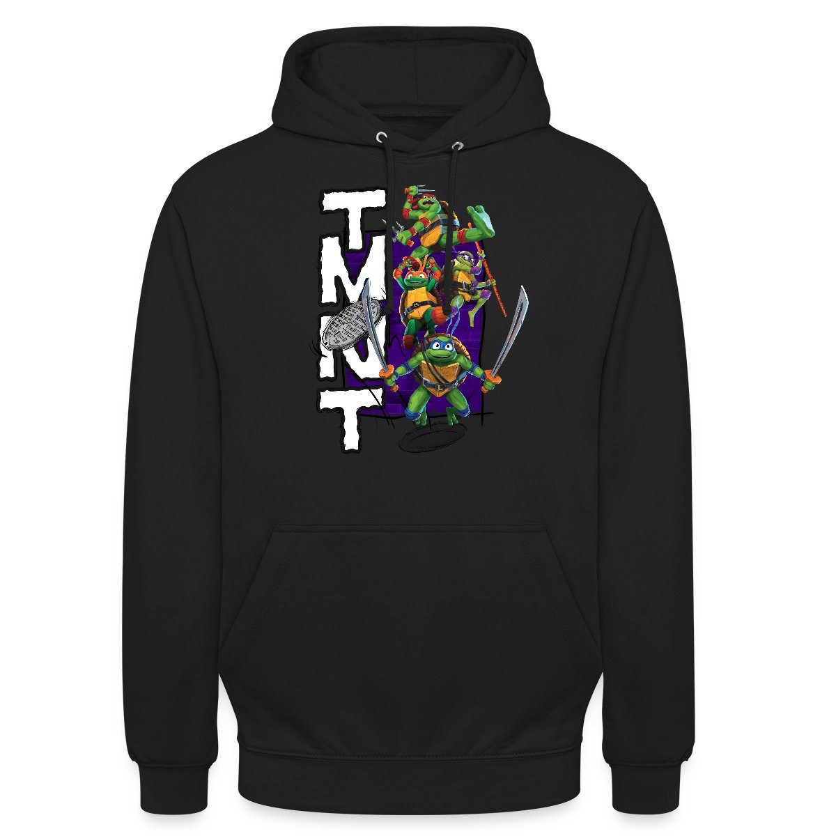 Spreadshirt Hoodie TMNT Mutant Mayhem Donnie Mikey Leo Raph Unisex Hoodie (1-tlg)