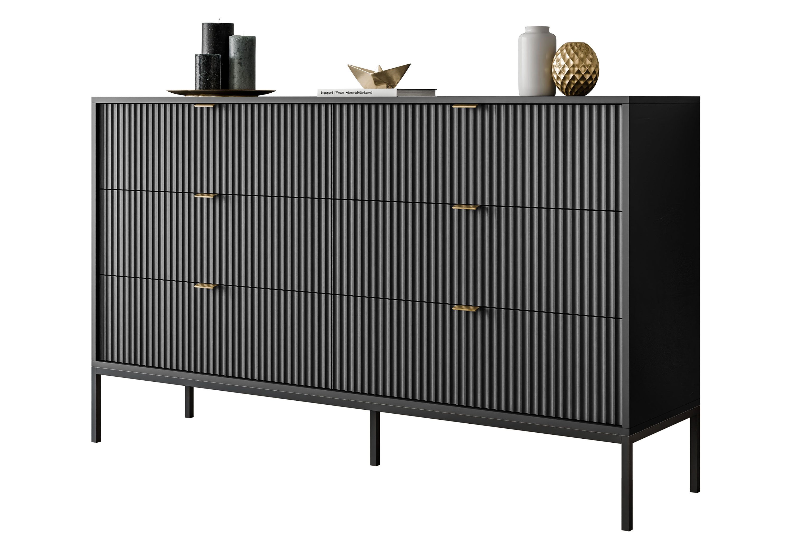 Lookway Kommode CORTADO KS154 mit Schubladen, Breite 154cm