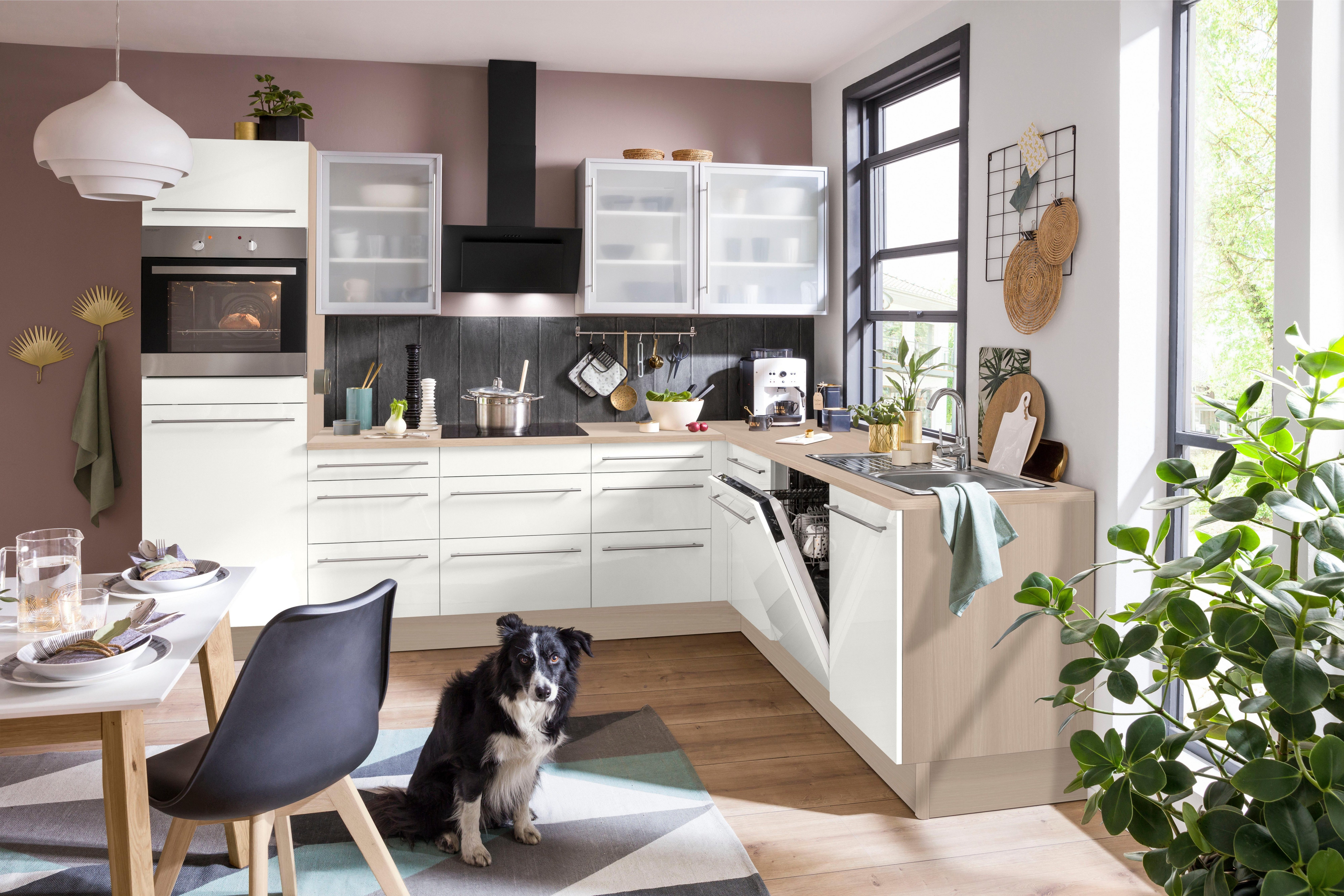 OPTIFIT Winkelküche Bern, Stellbreite 285x225 cm, wahlweise mit E-Geräten günstig online kaufen