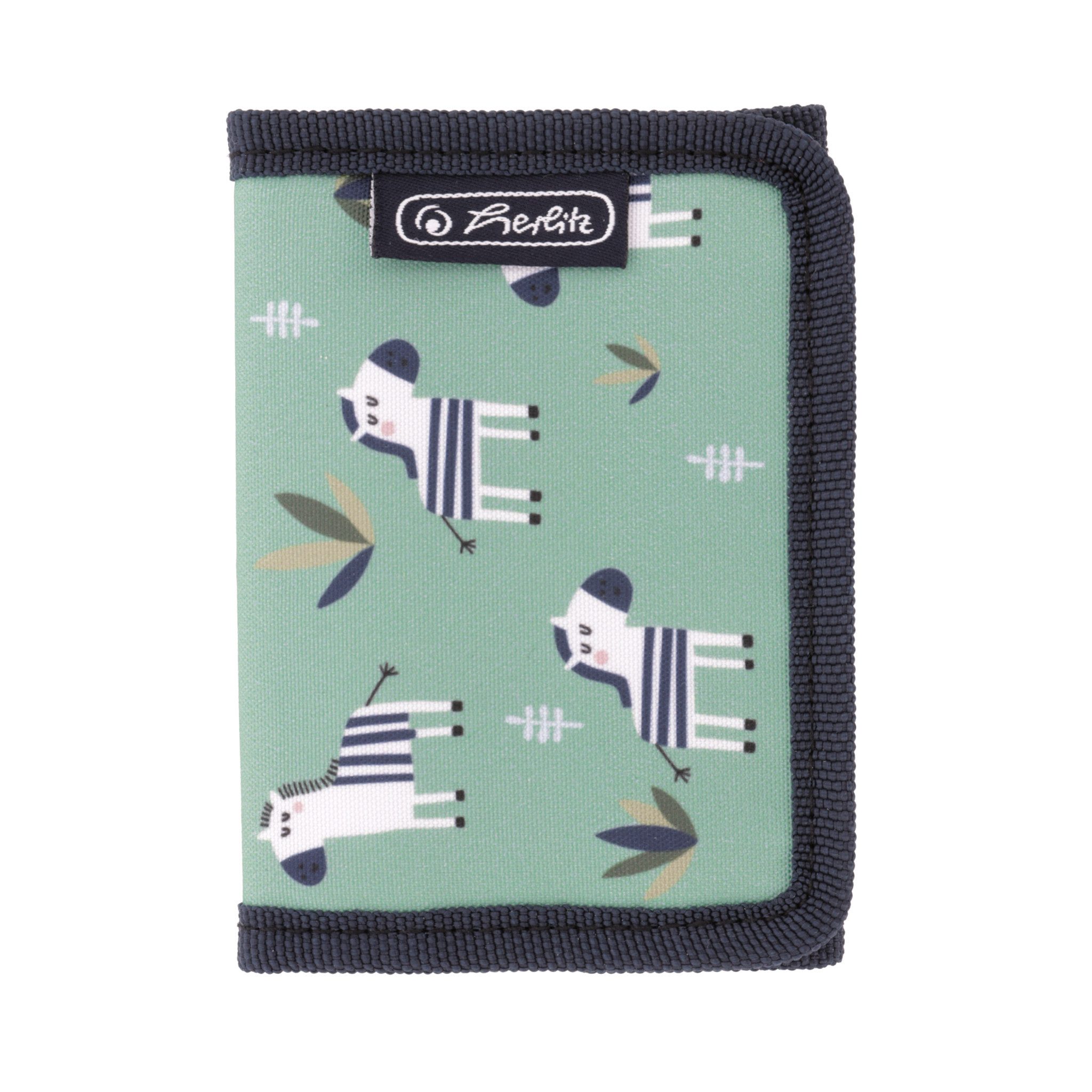 Brustbeutel Herlitz Kinder Geldbörse / Geldbeutel / "Zebra"