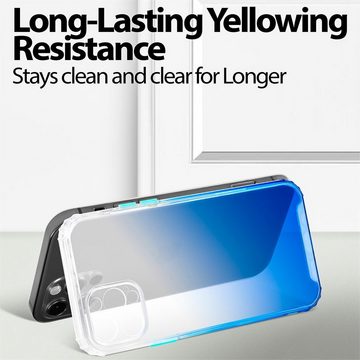 CoolGadget Handyhülle Farbverlauf Twilight Hülle für Apple iPhone 12 Pro 6,1 Zoll, Robust Hybrid Slim Cover Kamera Schutz Hülle für iPhone 12 Pro Case