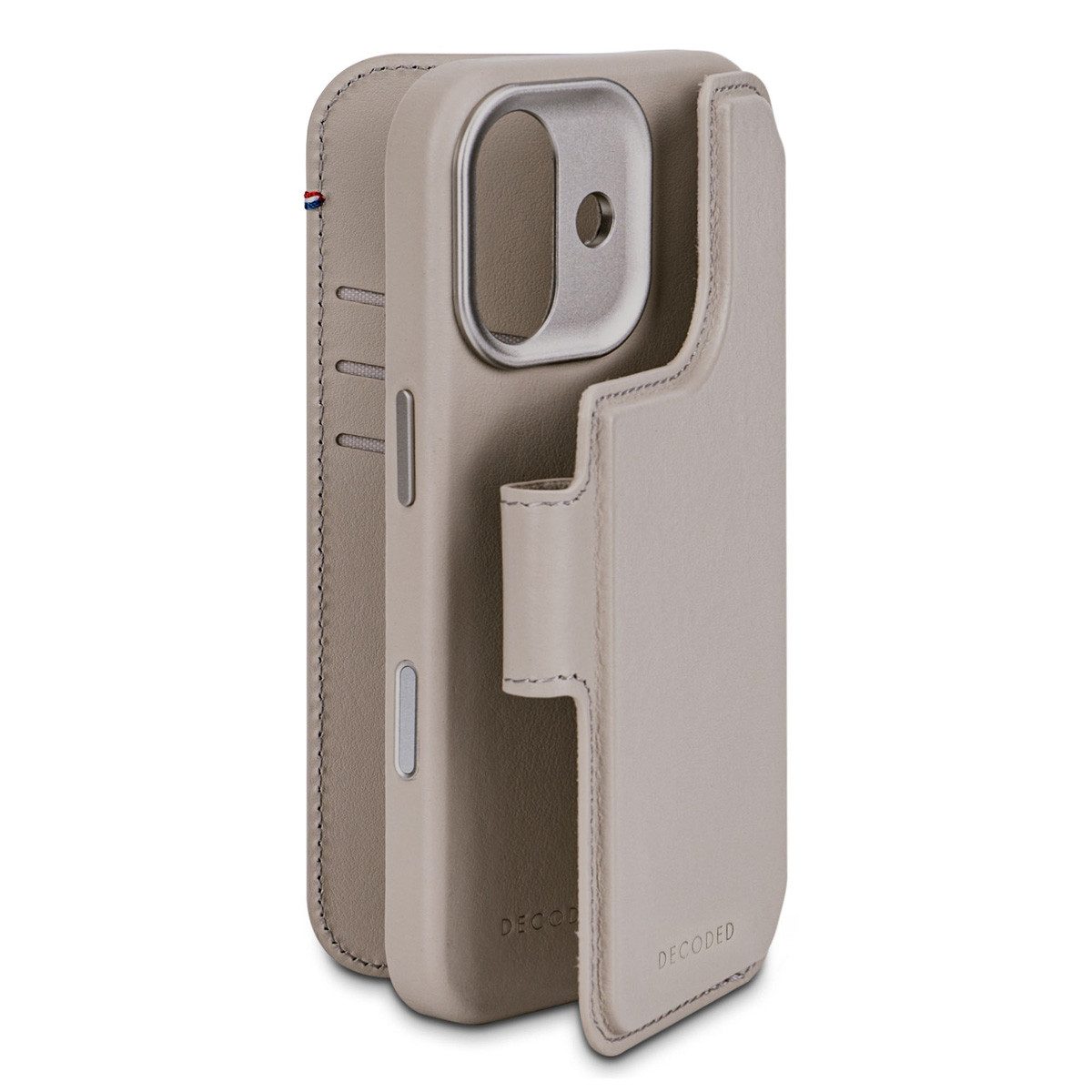 DECODED Flip Case Decoded 2 in 1 Leather Klapphülle MagSafe Apple iPhone 17 Pro Max - So