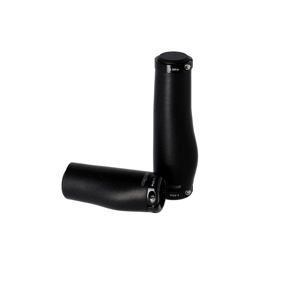 Fahrradlenkergriff MTB / ATB Schraub-Griffe, Silicon und Alu, 130/90 mm, Ø 22 mm
