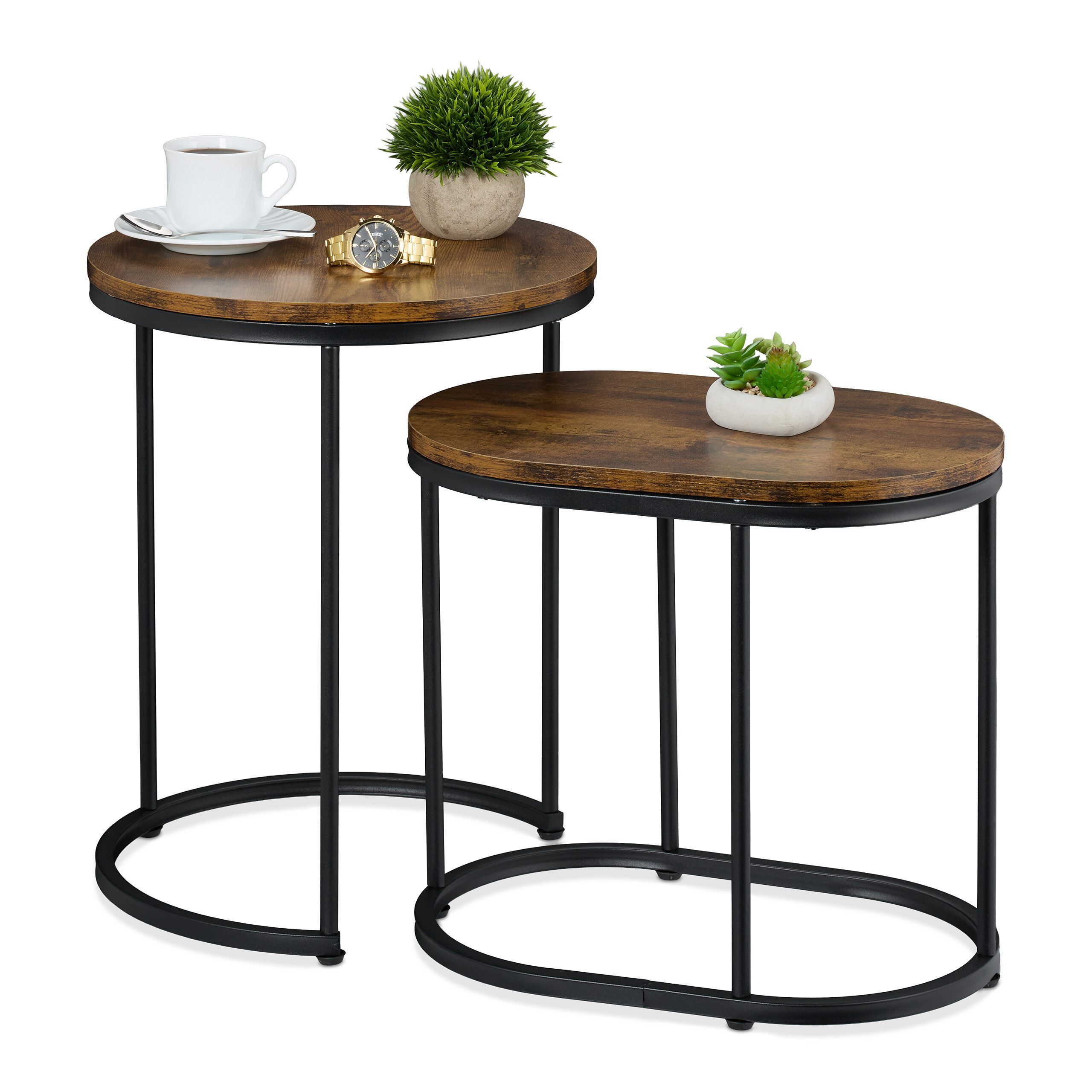 Satztisch 2er Set Industrial Desig