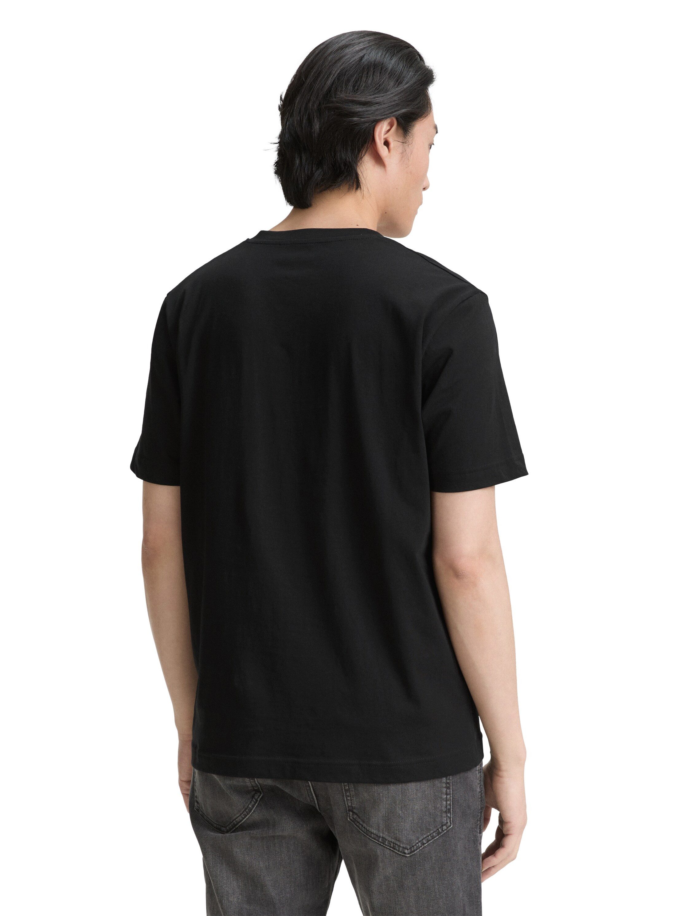 TOM TAILOR T-Shirt (Packung, 2-tlg) mit V-Ausschnitt, Doppelpack