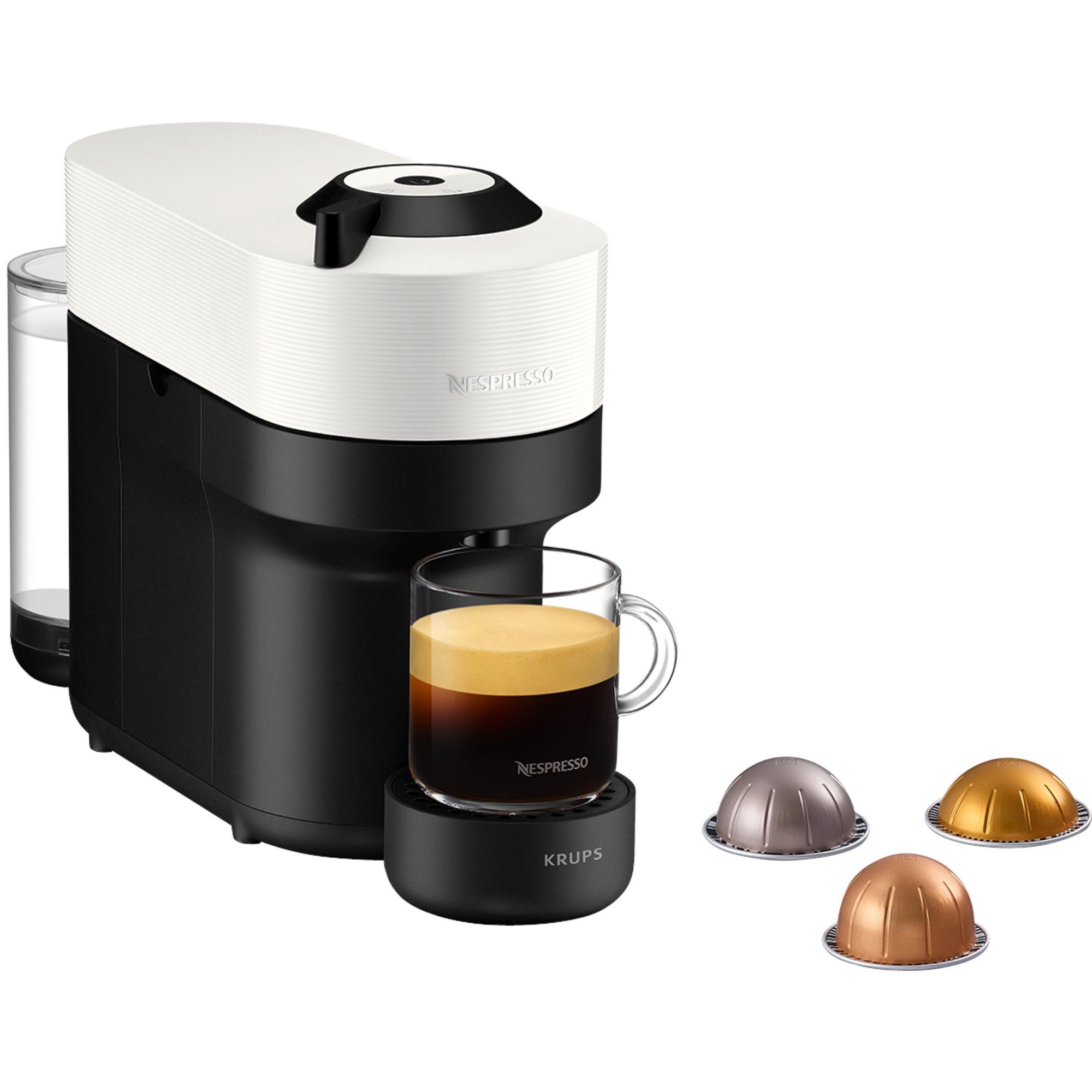 XN9201 Kapselmaschine Krups White Coconut Vertuo Pop Weiß Krups Nespresso