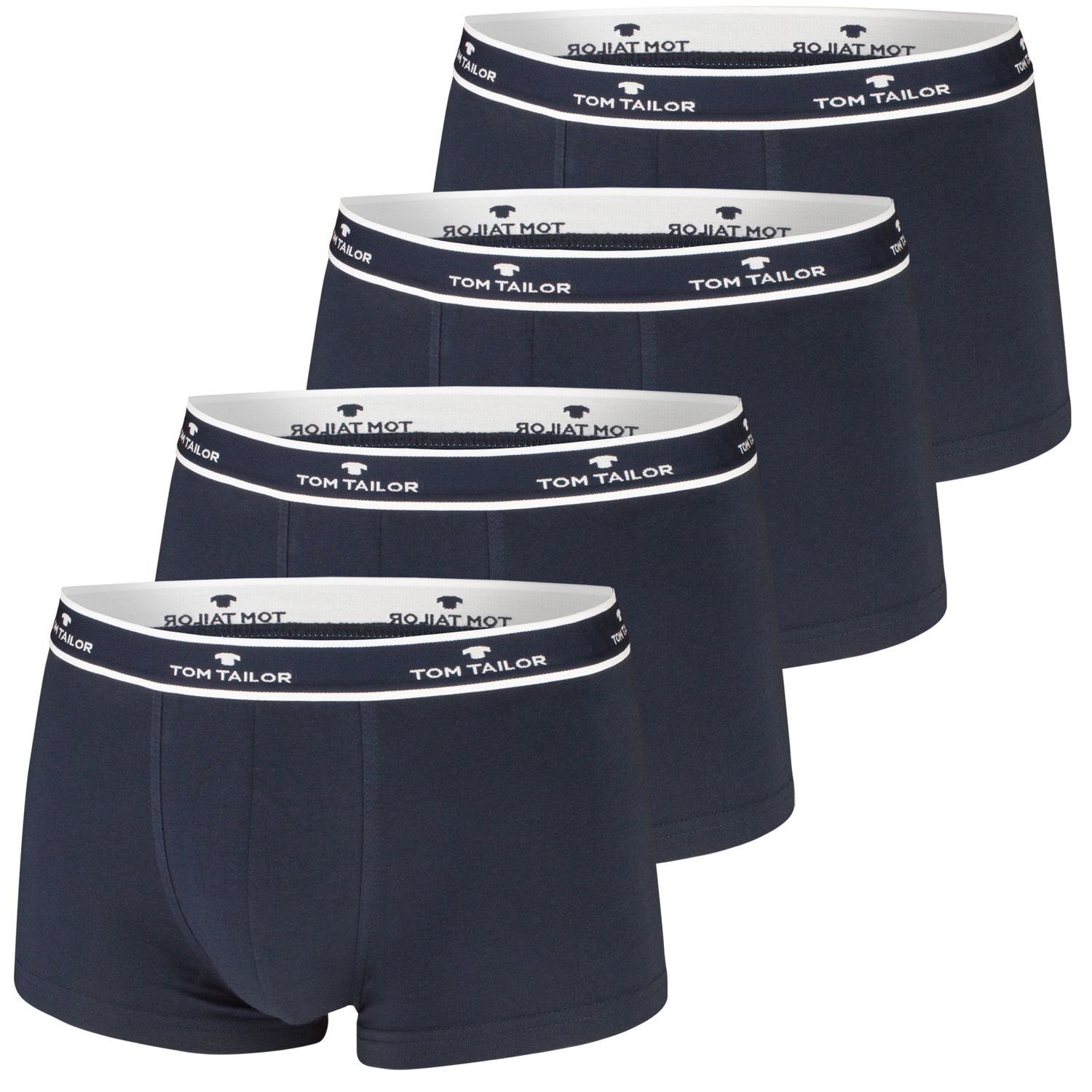 TOM TAILOR Boxershorts (4-St) elastisch angenehm im 4er Pack 4 x navy