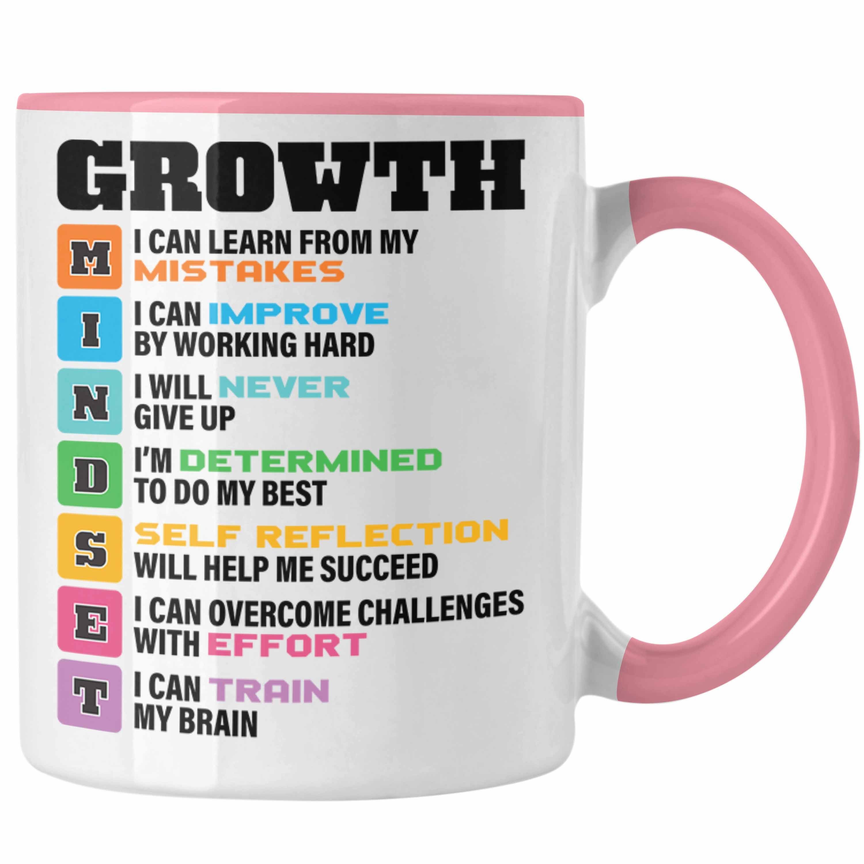 Tasse Tasse Trendation Rosa Selbstständige - Trendation Motivation Gechenkidee Spruch Entrepreneur Boss Geschenk