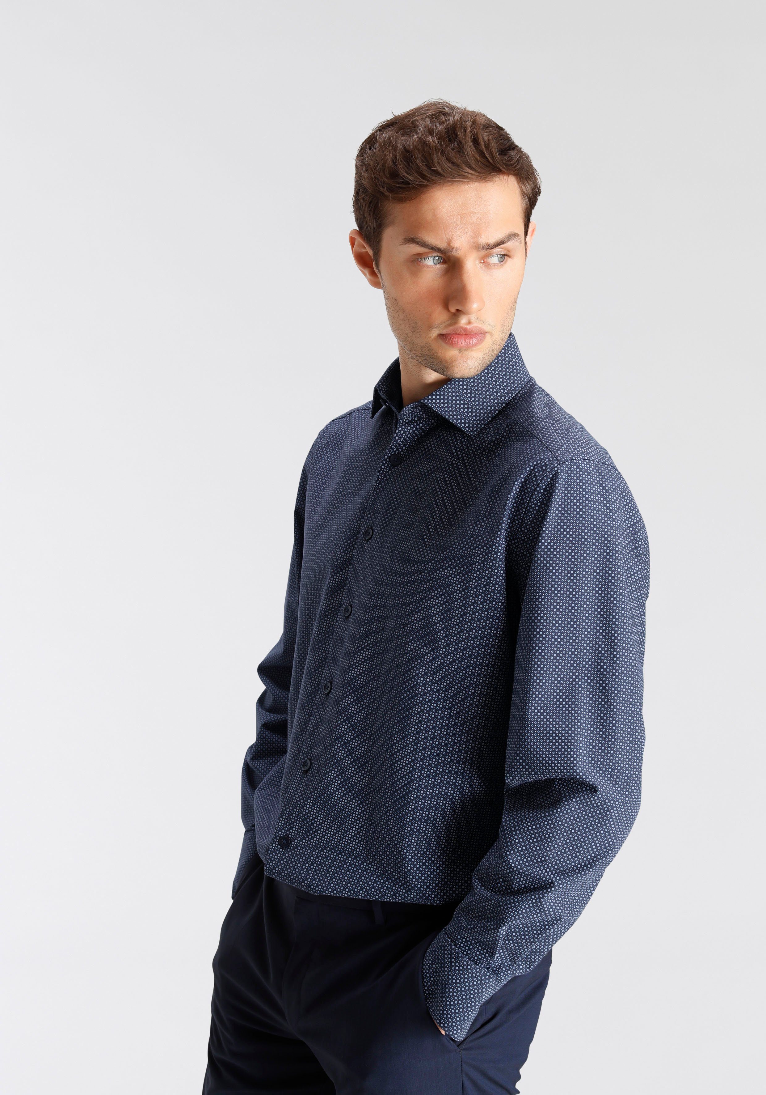 OLYMP Businesshemd Luxor modern fit Comfort Stretch, 24/Seven Dynamic Flex  Shirt | Klassische Hemden