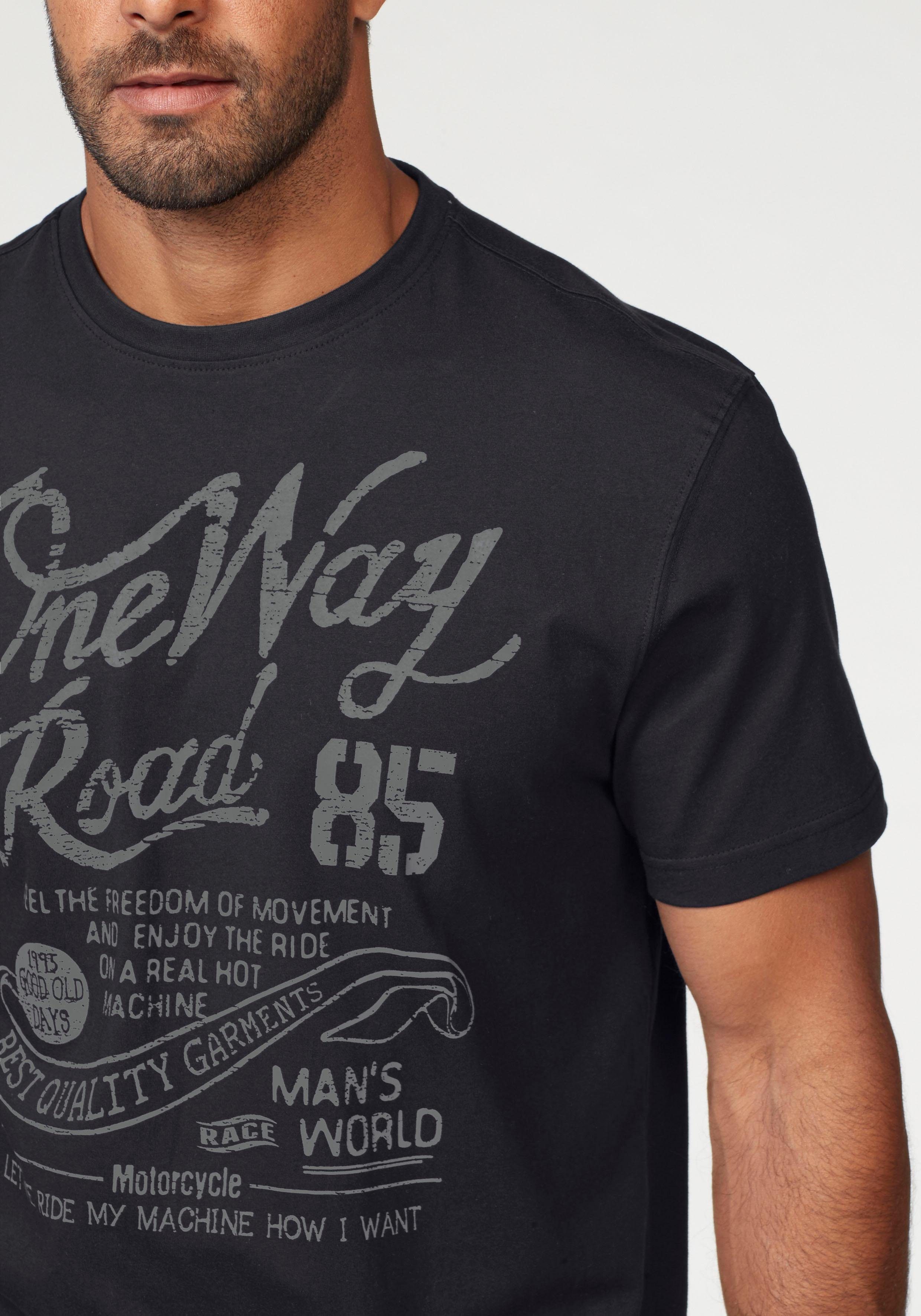 Man's World T-Shirt Kurzarm, Regular Fit, günstig online kaufen