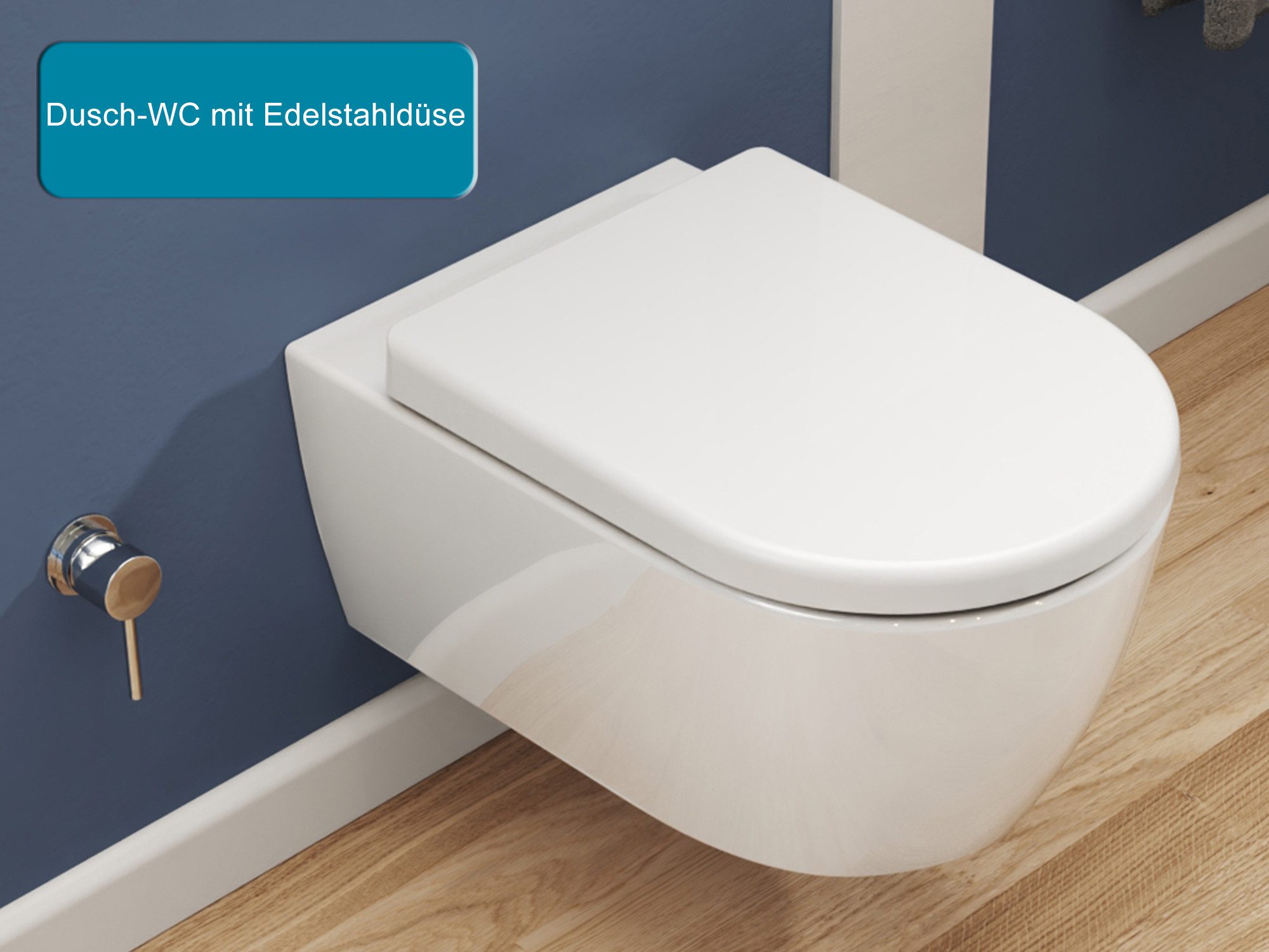 SSWW Dusch-WC mit Softclose WC-Sitz Tiefspül-WC günstig online kaufen