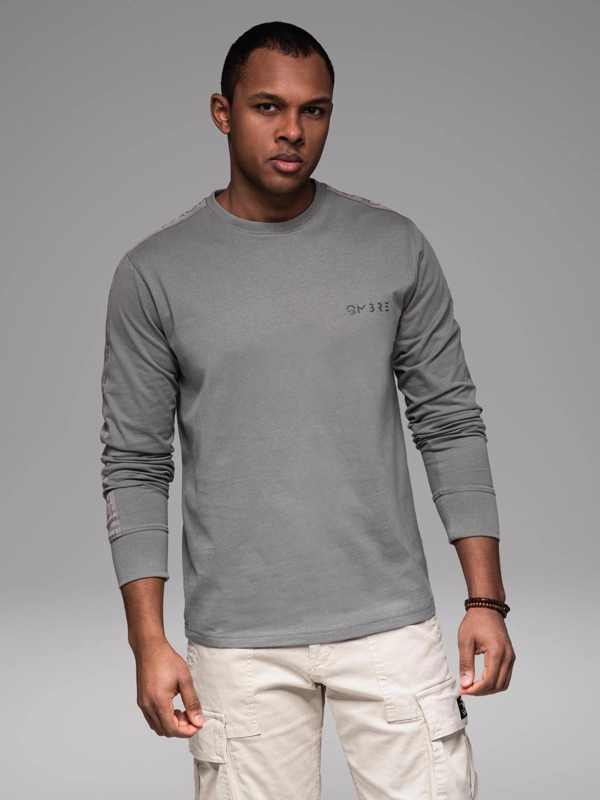 OMBRE Longsleeve Longsleeve aus Baumwolle mit günstig online kaufen