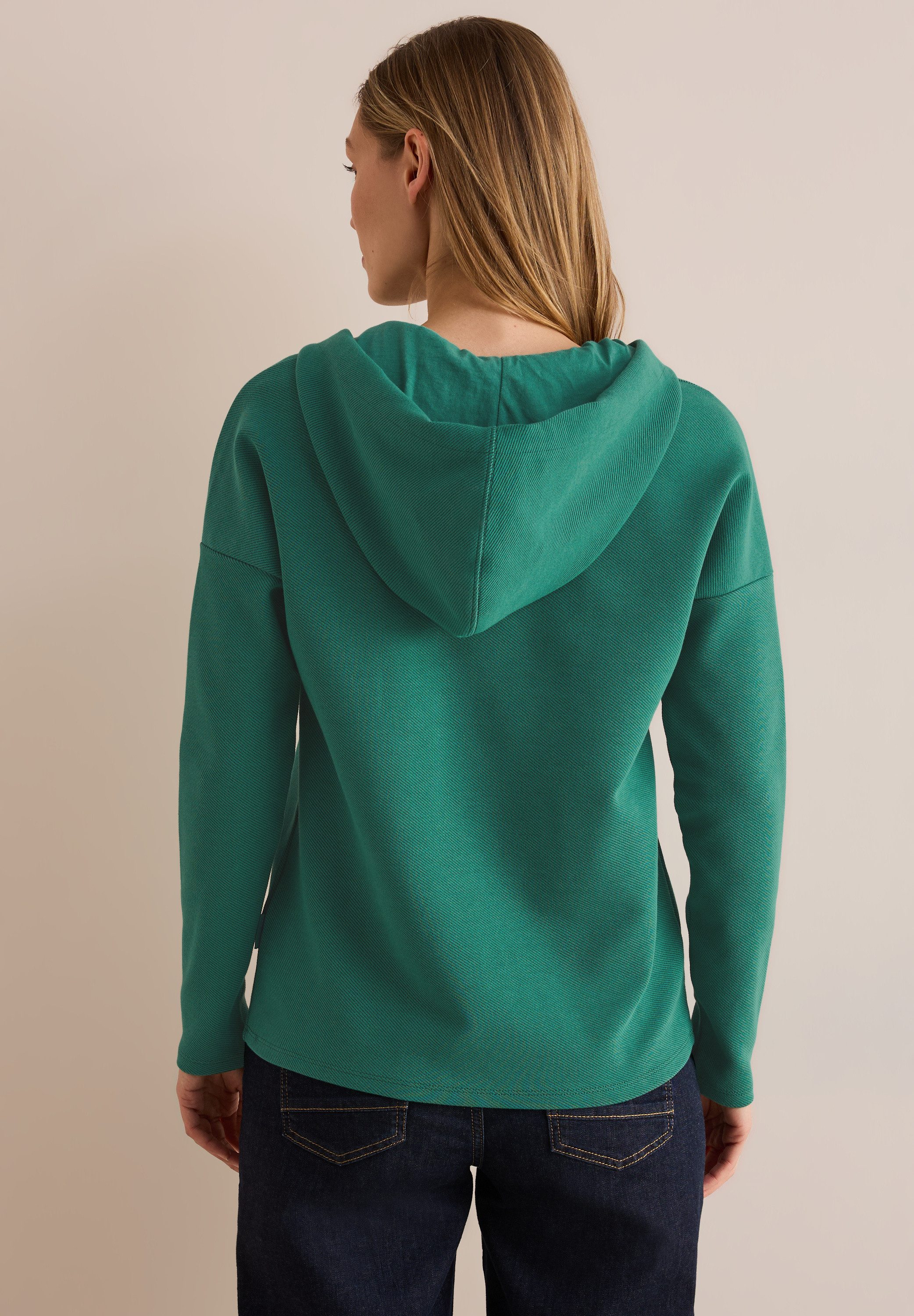 Cecil Langarmshirt, mit Kapuze mit Tunnelzugband günstig online kaufen