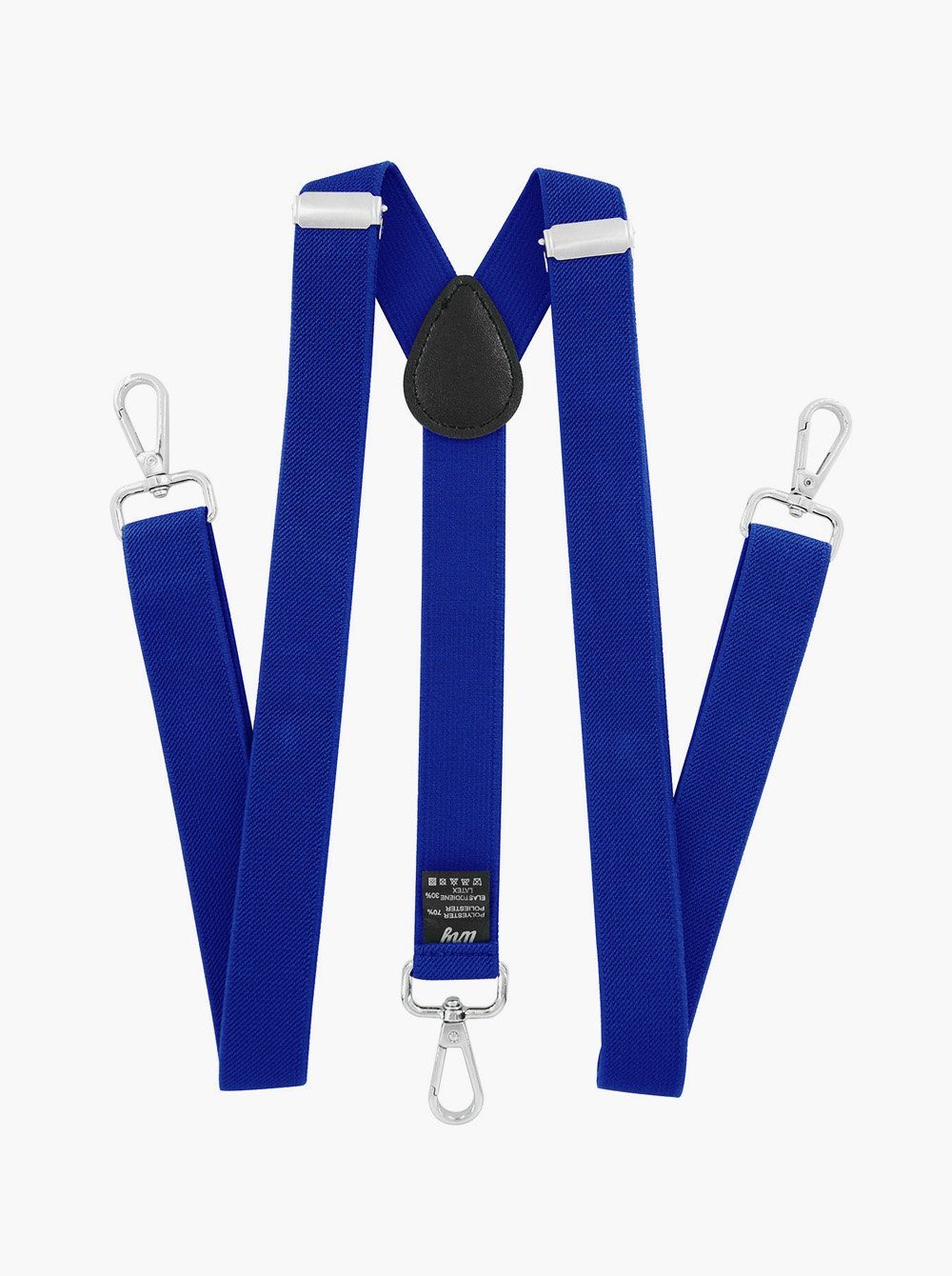 axy Hosenträger Herren Hosenträger 3 robusten Karabiner Verschluss 2,5 cm breit Y-Form verstellbar und elastisch 120cm Lang – Bild 2 von 4