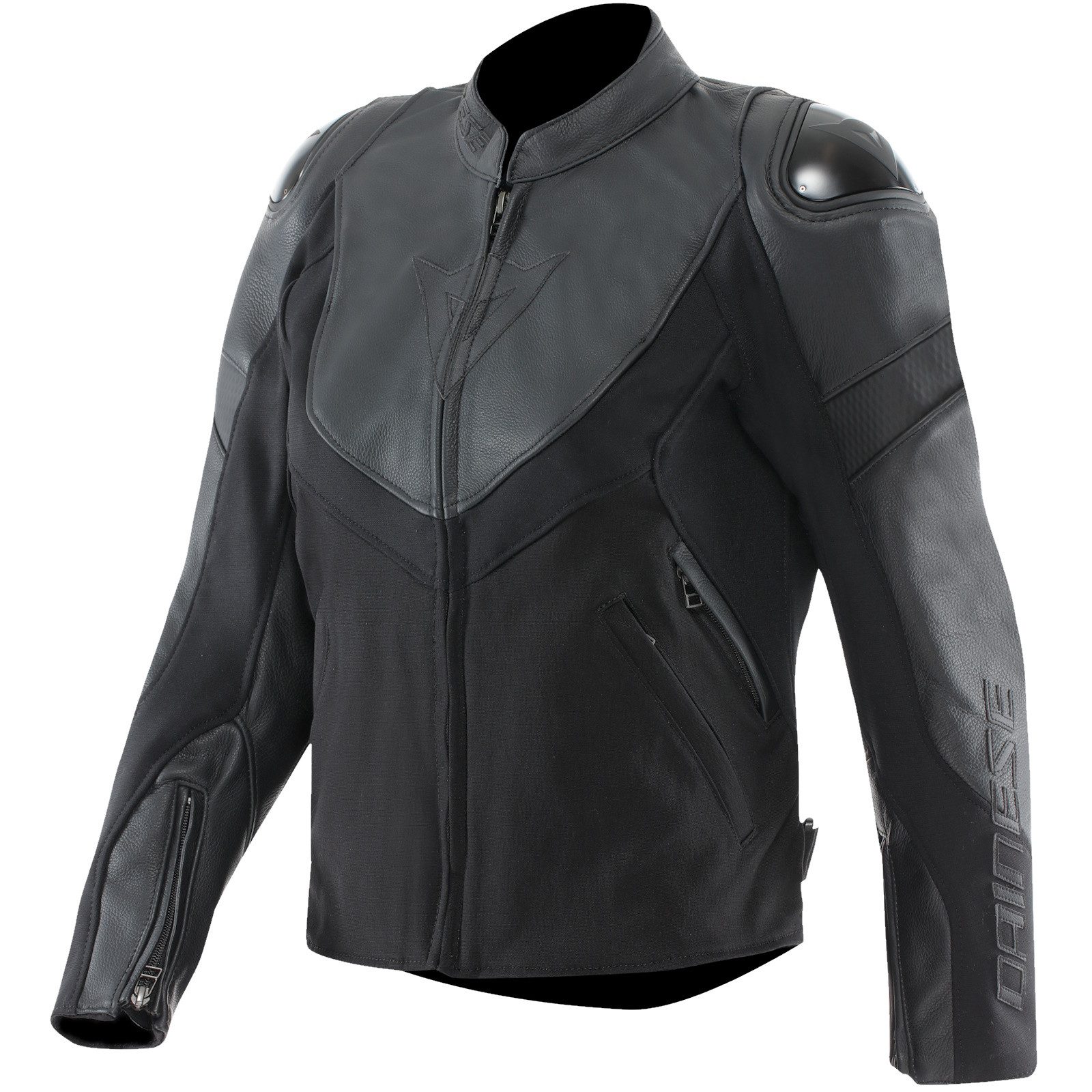 Dainese Motorradjacke Dainese Iperattiva Leder- / Textiljacke Schwarz Damen