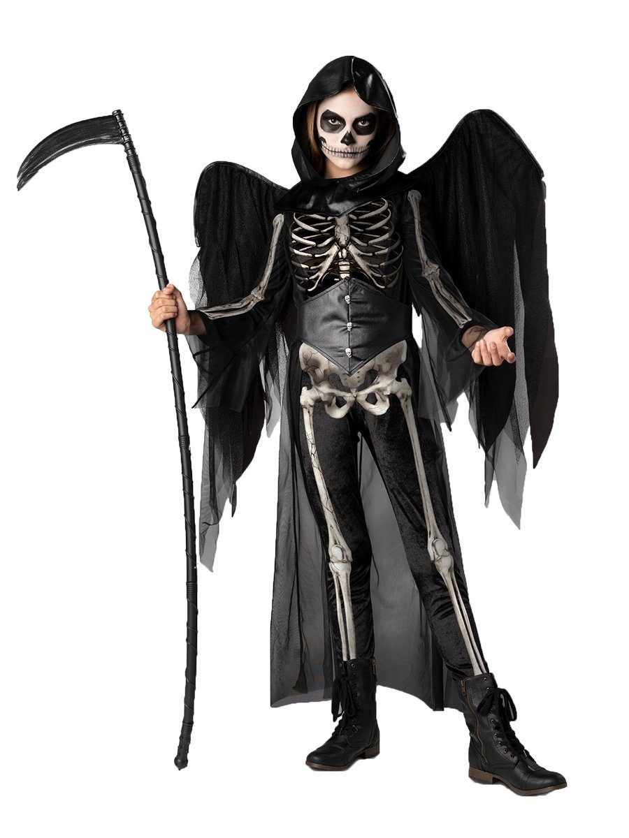 In Character Engel-Kostüm Todesengel, Der gefallene Engel will zu Halloween Deinen Tod!