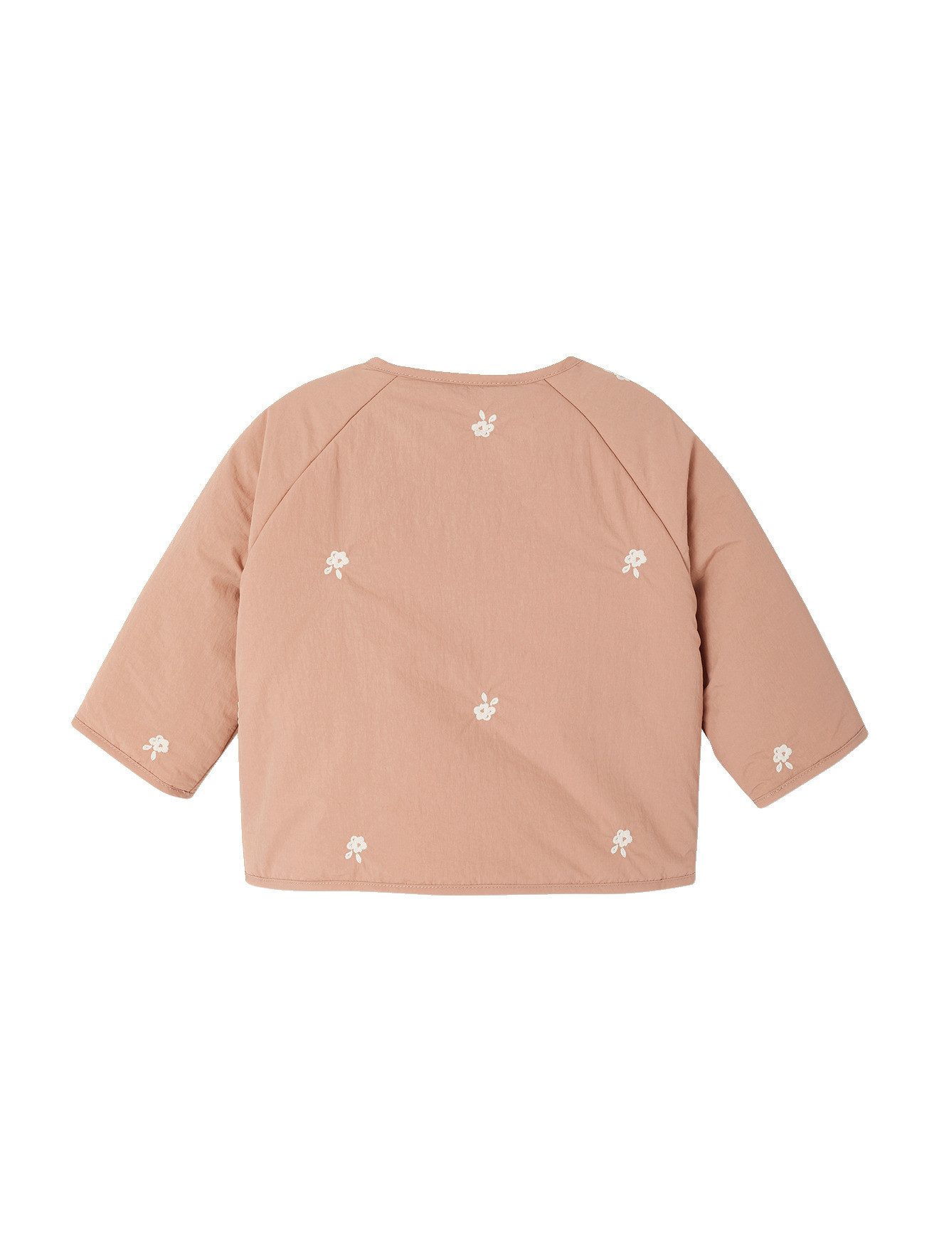 vertbaudet Blouson Baby Steppjacke mit Stickerei, Mädchen