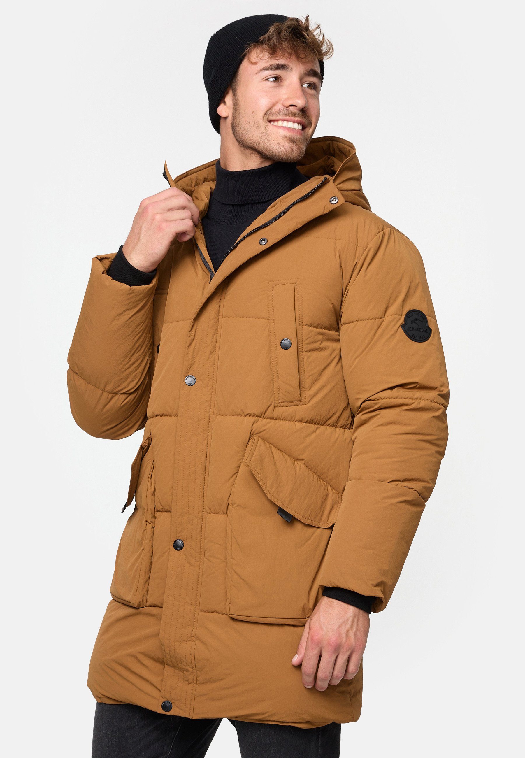 Indicode Winterjacke Dexter Rubber