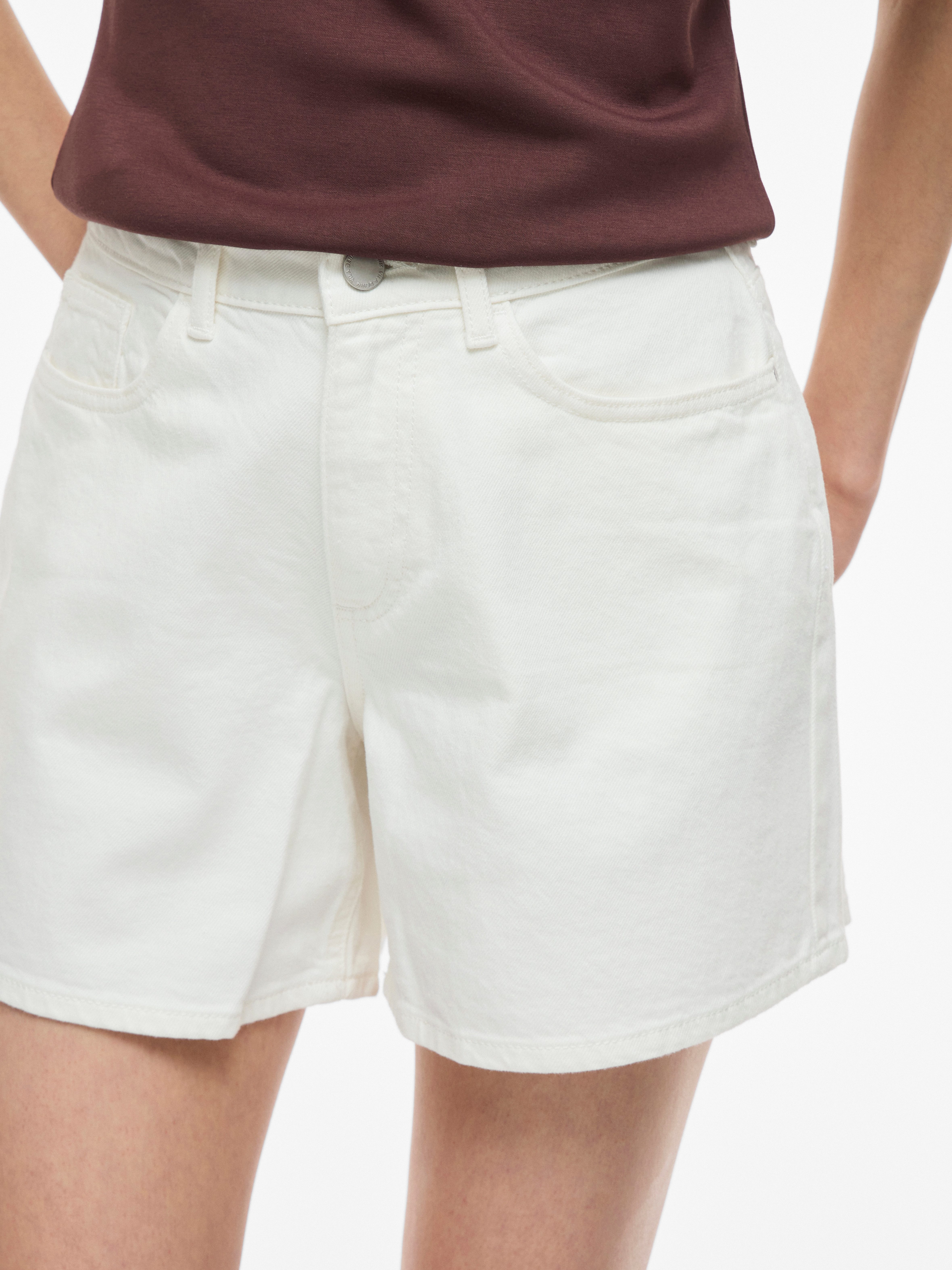 Vila Jeansshorts VIJAF RW DENIM SHORTS-NOOS – Bild 3 von 5