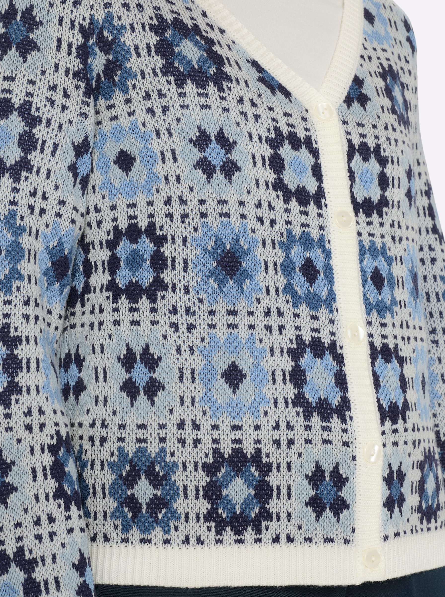 Sieh an! Strickjacke Cardigan Langarm
