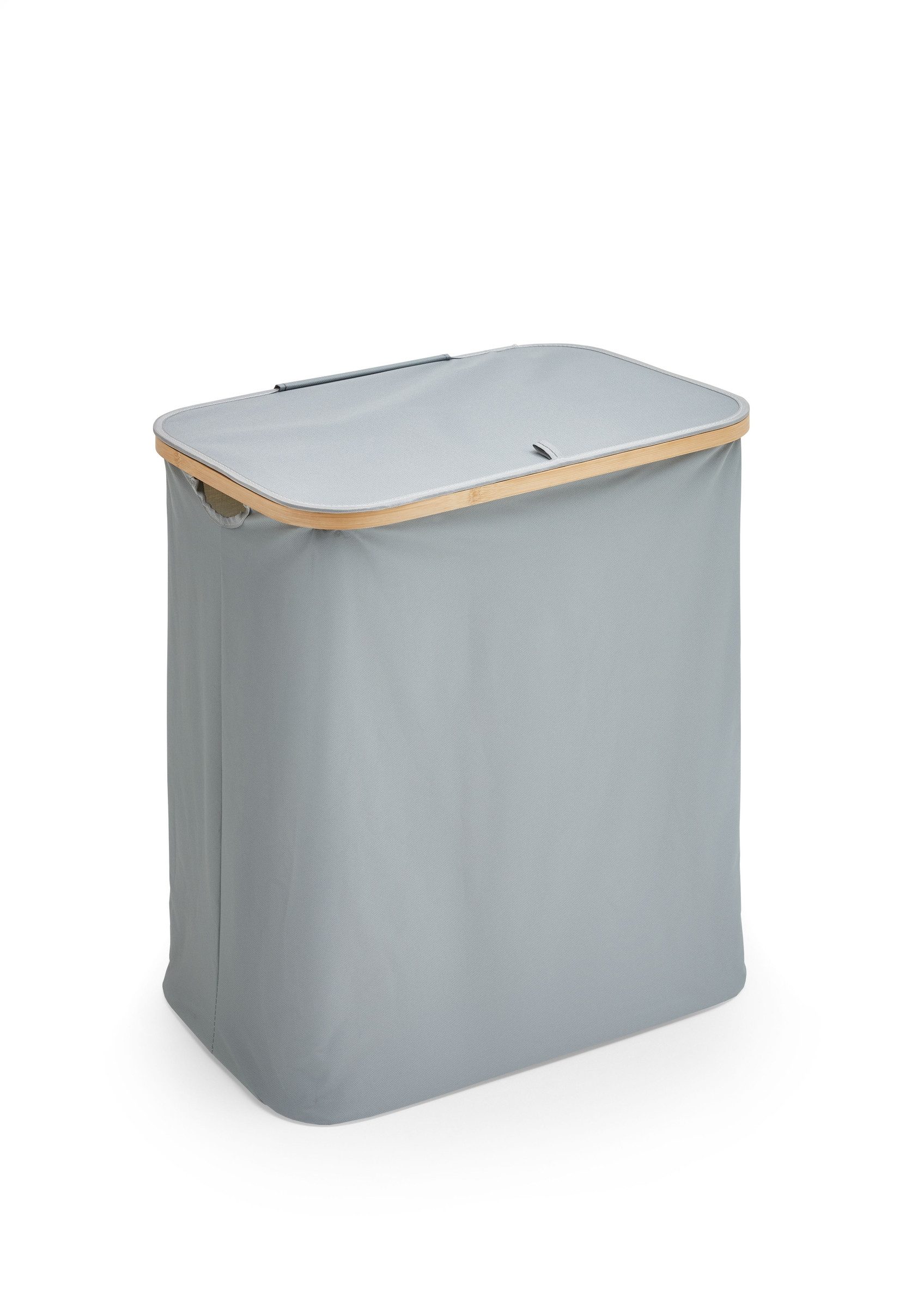freiraum Wäschekorb Wäschi, in Grau, Oxford Stoff - 57x60x37cm (BxHxT)