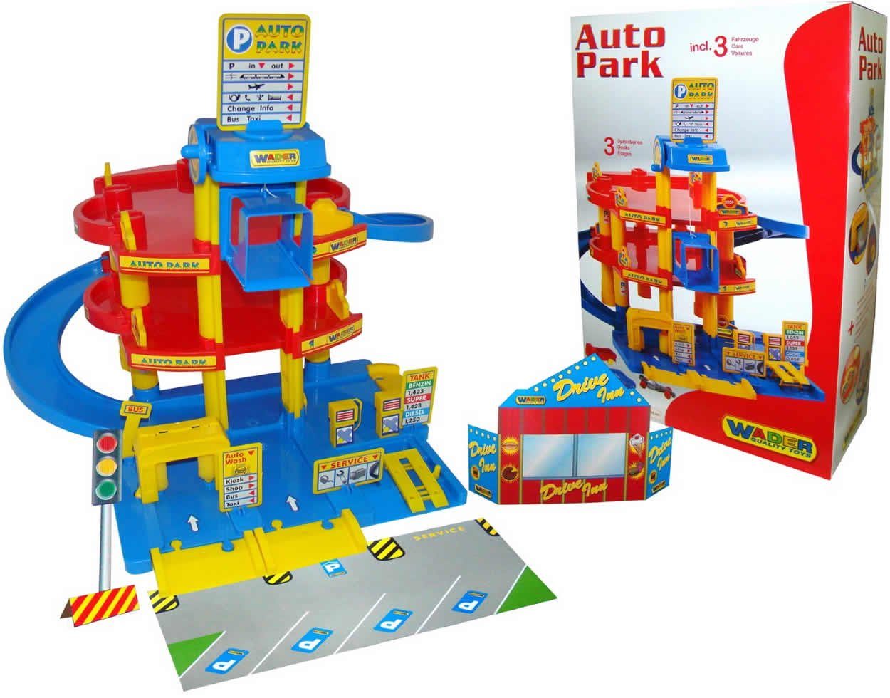 WADER QUALITY TOYS Spielzeug-Auto Garage Parkhaus günstig online kaufen