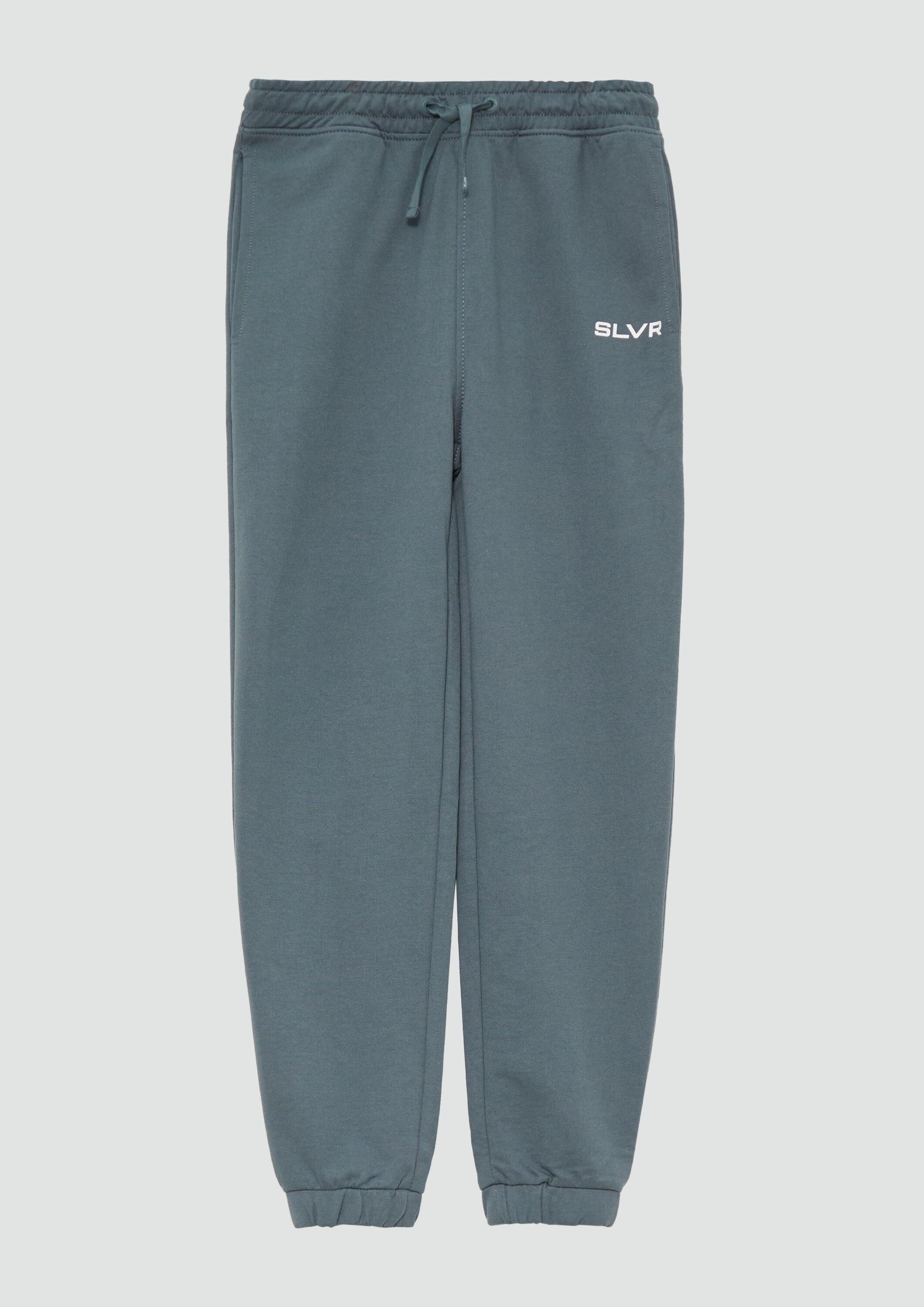 s.Oliver Jogginghose Leggings Unisex Jogginghose aus Sweat mit Print-Detail