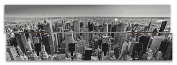 Artland Garderobenleiste Luftbild von Manhattan New York City USA, teilmontiert
