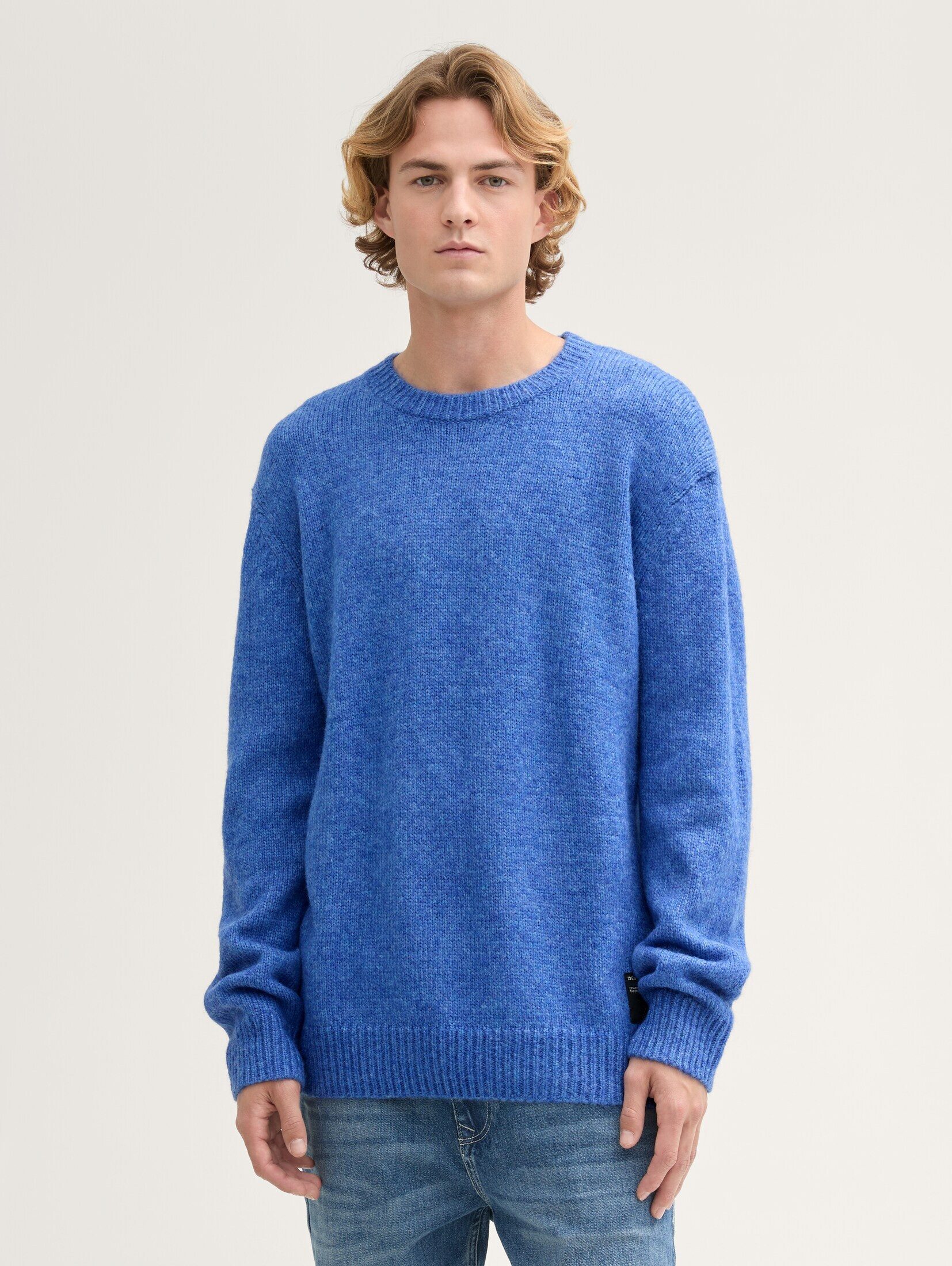 Strickpullover Strickpullover mit Rundhalsausschnitt
