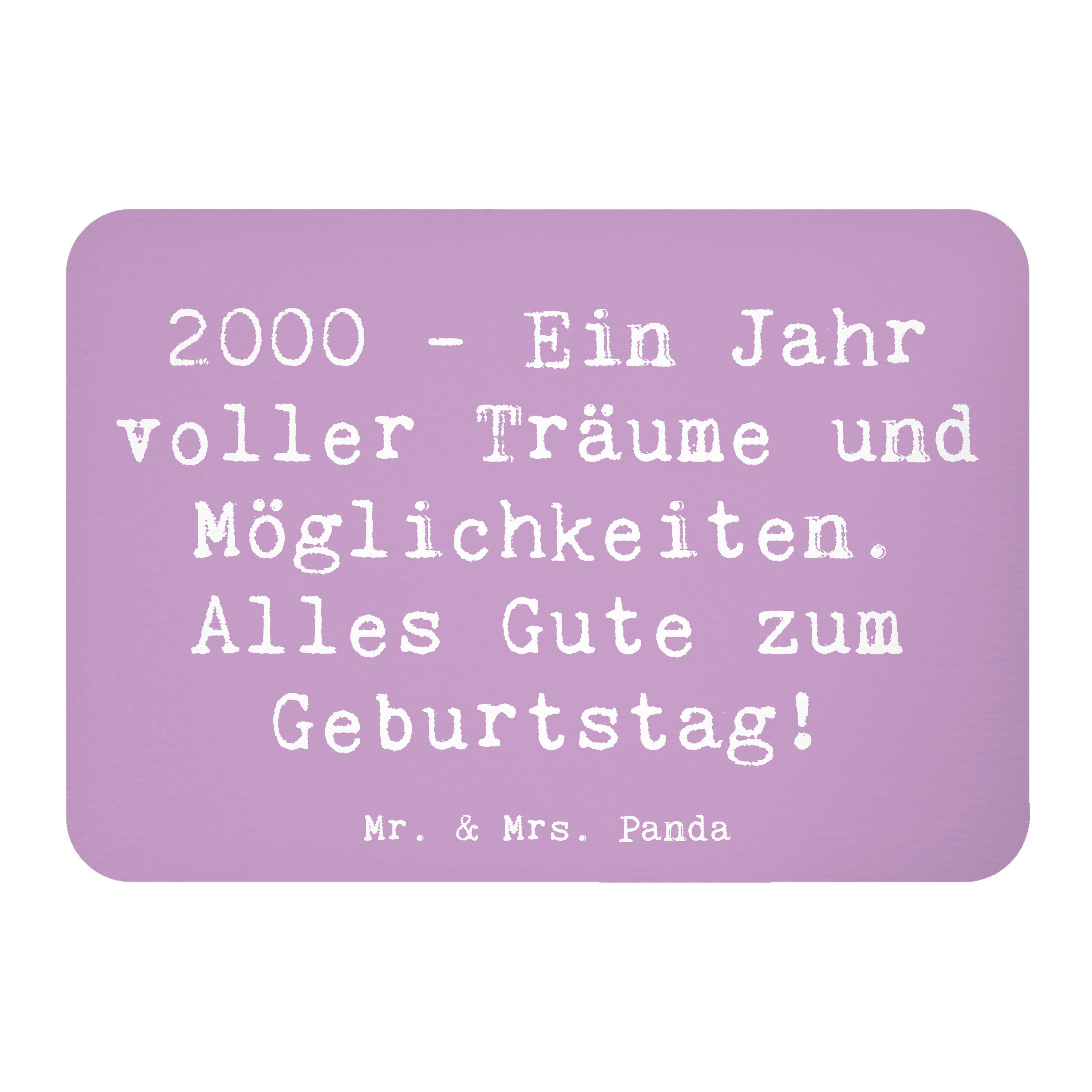 Magnet Spruch 2000 Geburtstagsträume - Lavendeltraum - Geschenk, Erinnerunge