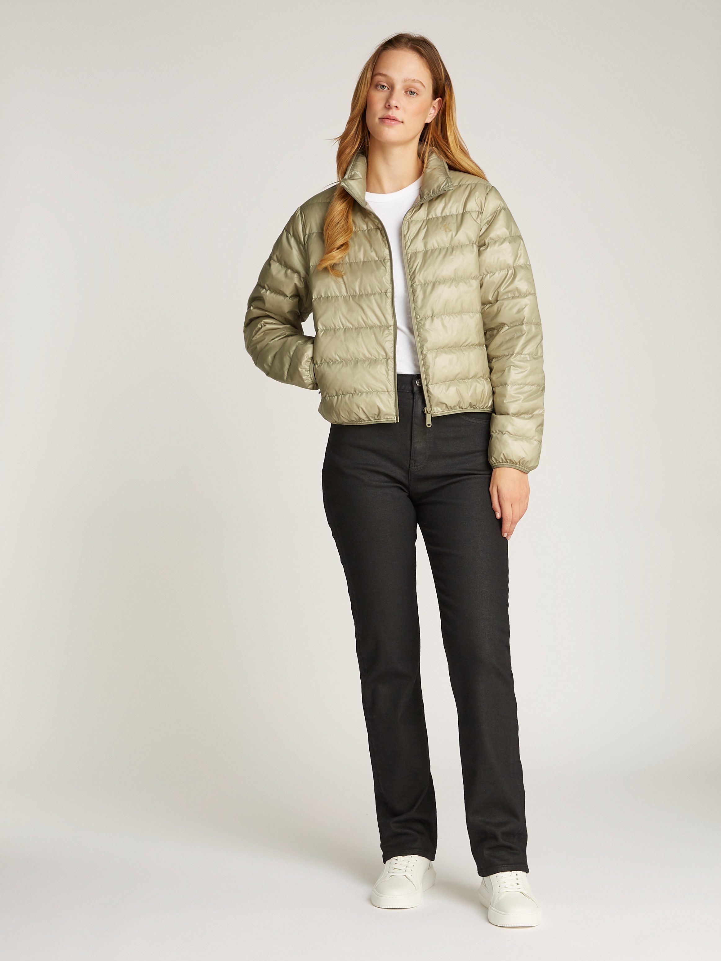 Calvin Klein Jeans Steppjacke UL DOWN SHINE PUFFER mit Logodruck
