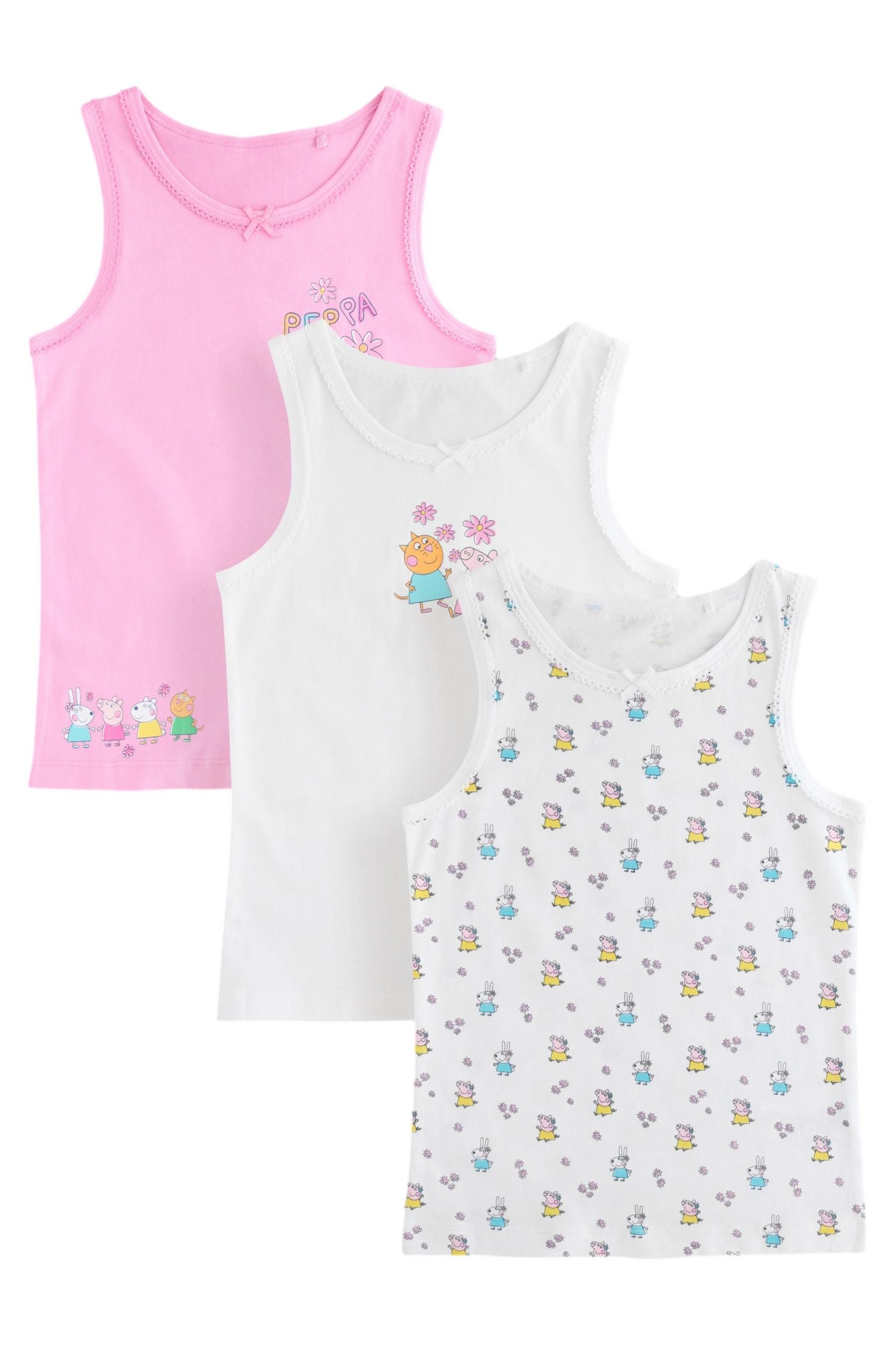 Next Trägertop Peppa Pig Trägerhemden, 3er-Pack (3-tlg)