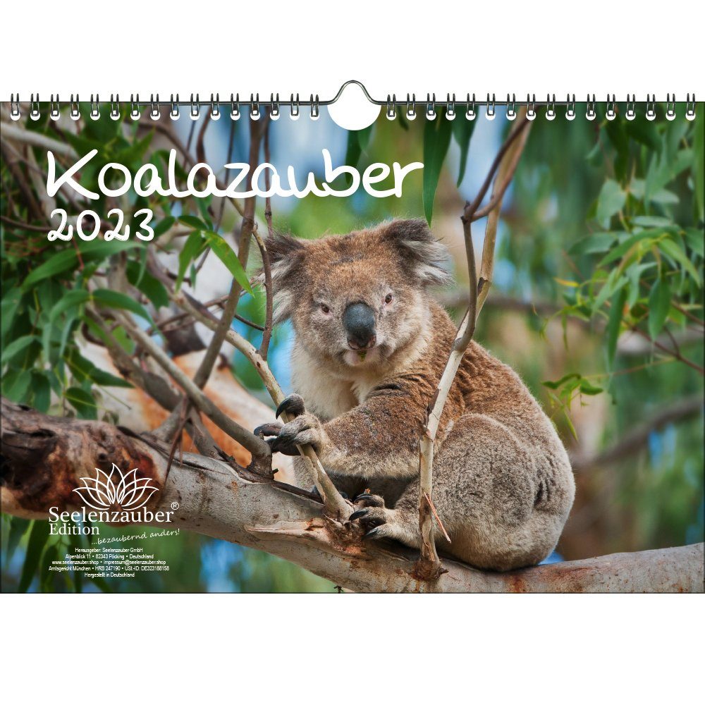Seelenzauber Wandkalender Koalazauber DIN A4 Kalender für 2023