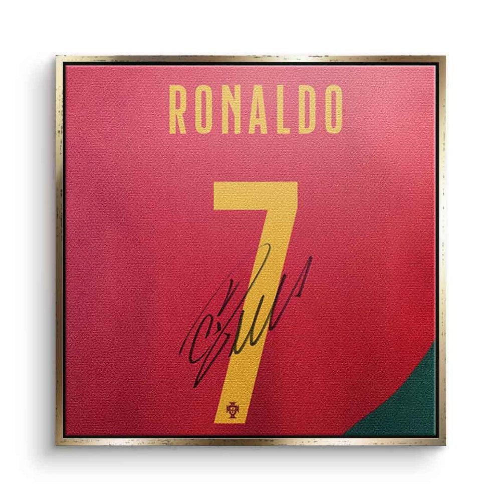 DOTCOMCANVAS® Leinwandbild Ronaldo - Quadrat Edition, günstig online kaufen