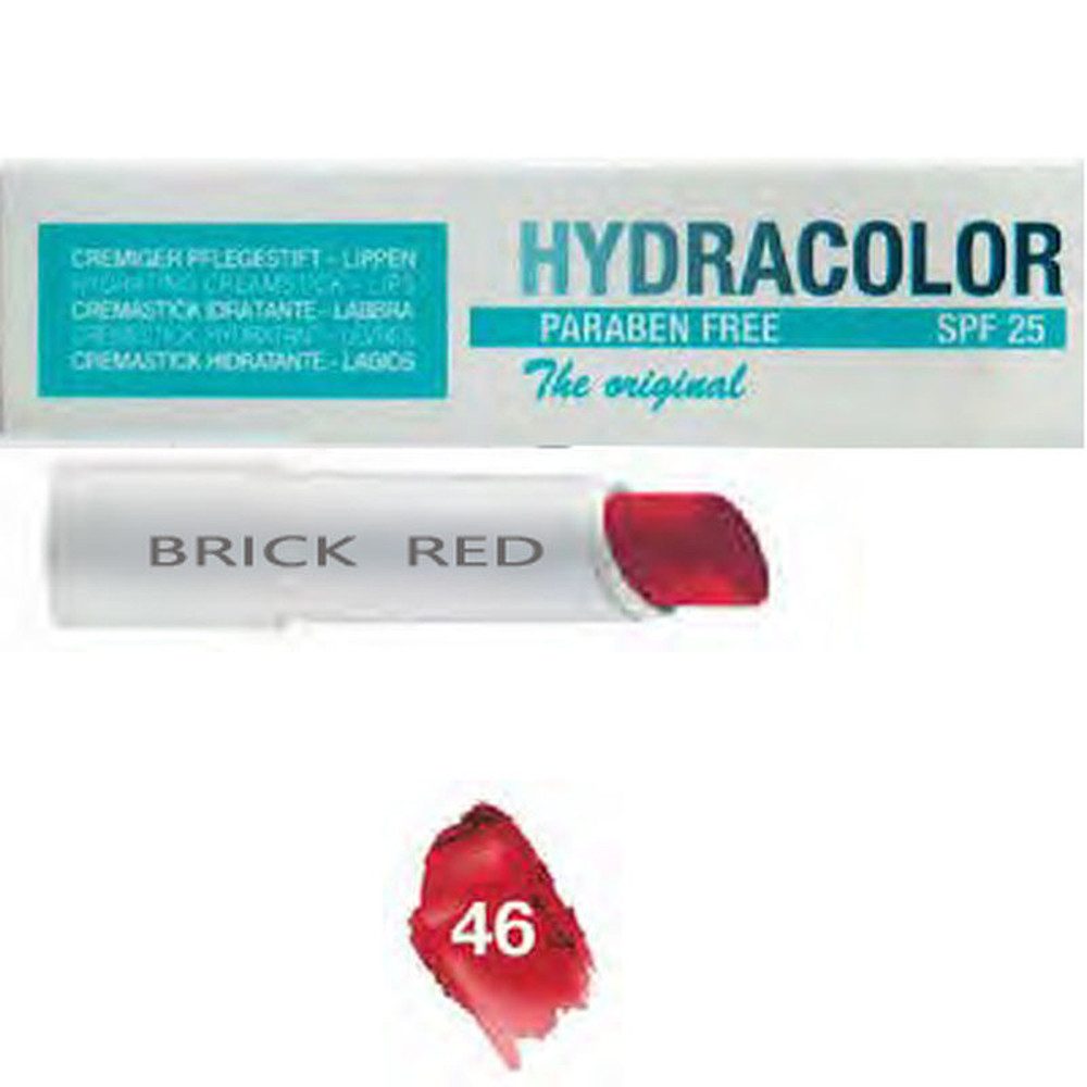 Deborah Milano Lippenpflegestift Hydracolor Lippenpflege Classic ohne Glycerin BRICK RED 46
