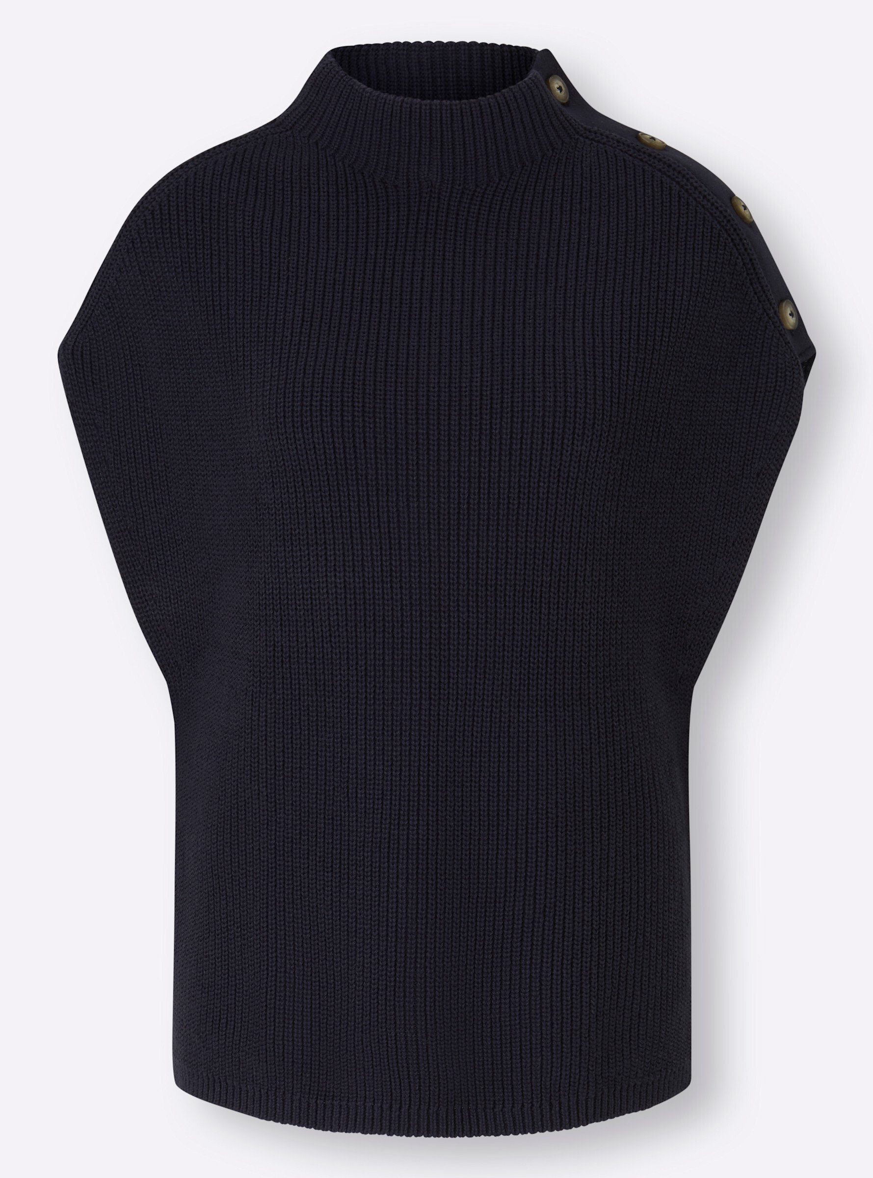 heine Pullunder Pullunder Ärmellos Rippoptik