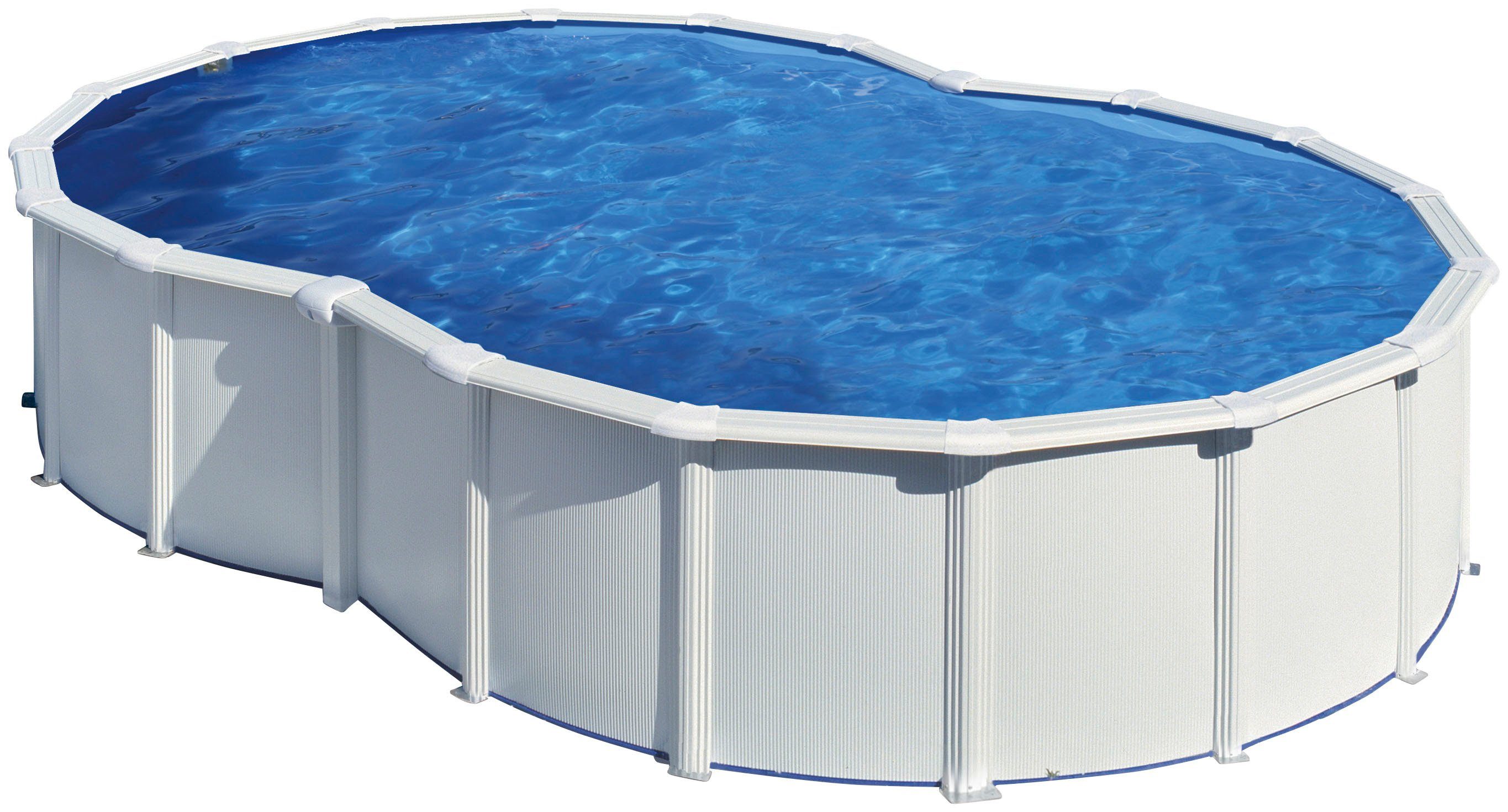 Gre Achtformpool VARADERO inkl. Zubehör (Set, 5-tlg), Höhe: 120 cm, in versch. Größen erhältlich