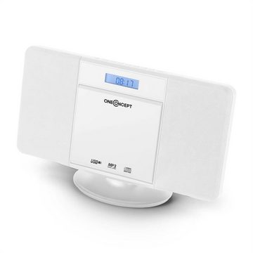 ONECONCEPT »V-13 BT Stereoanlage CD MP3 USB Bluetooth Radio Wandmontage« Stereoanlage