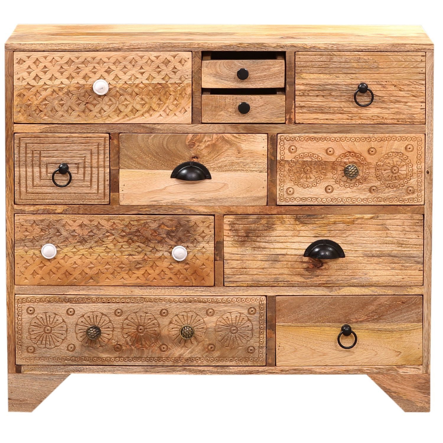 Kommode Industrial Möbel Sideboard Kommode mit Schubladen Nukesh