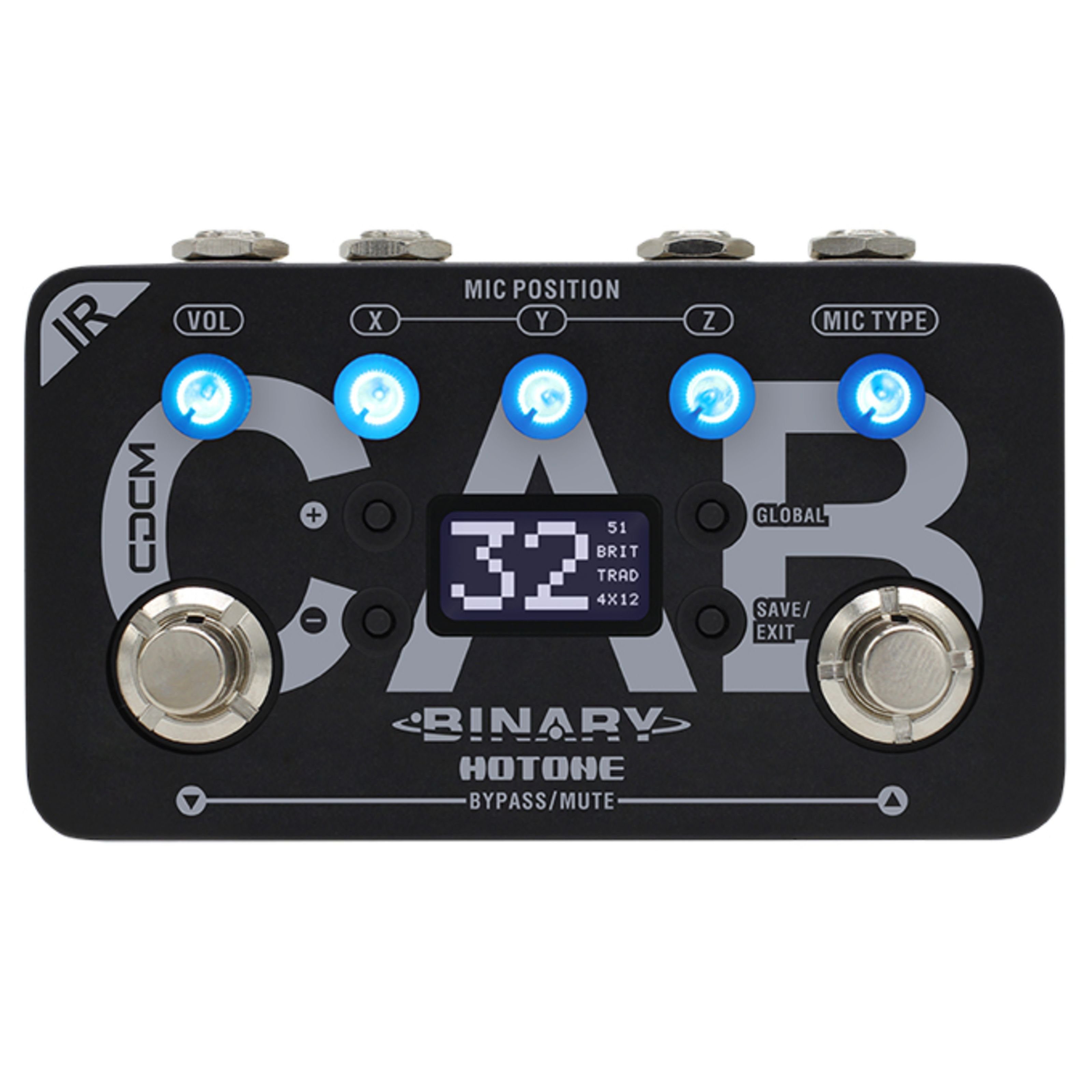 Hotone Musikinstrumentenpedal, Binary IR Cab - Effektgerät für Gitarren