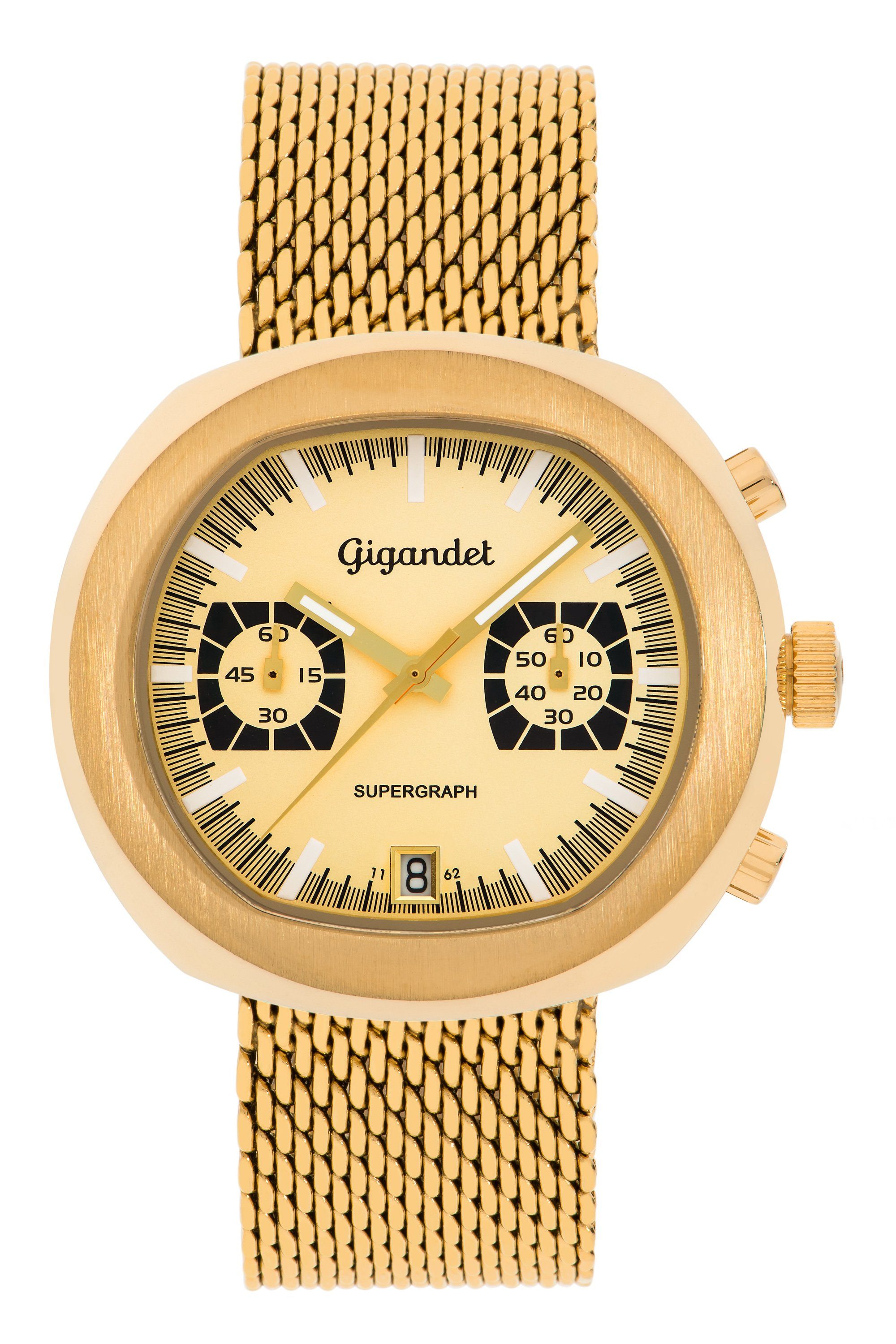 Gigandet Chronograph Supergraph, Mineralglas, Chronograph, Datumsanzeige