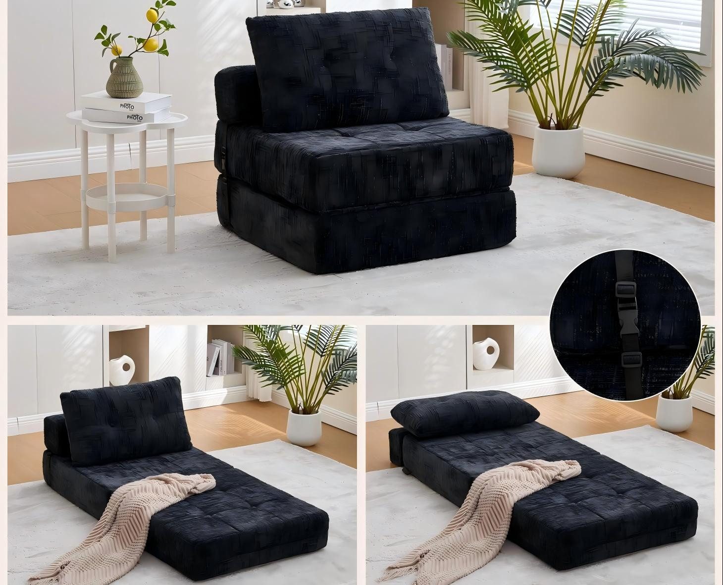 LVHOM Schlafsofa Einzel-Klappsofa mit Kissen & günstig online kaufen