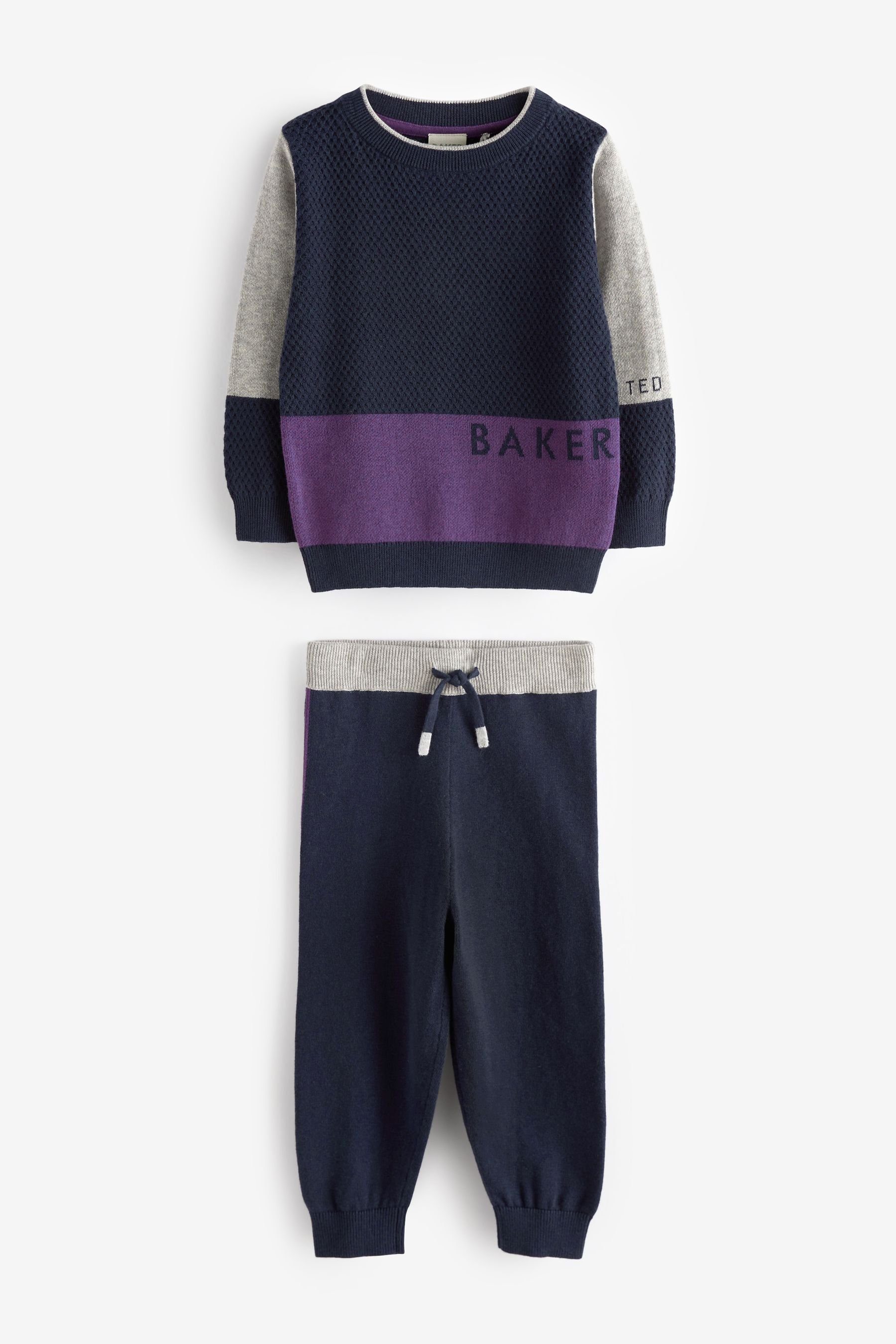 Extreme Schönheit Baker by Ted Baker Baker (2-tlg) Baker Strickpullover und Sweatanzug Jogginghose by Ted