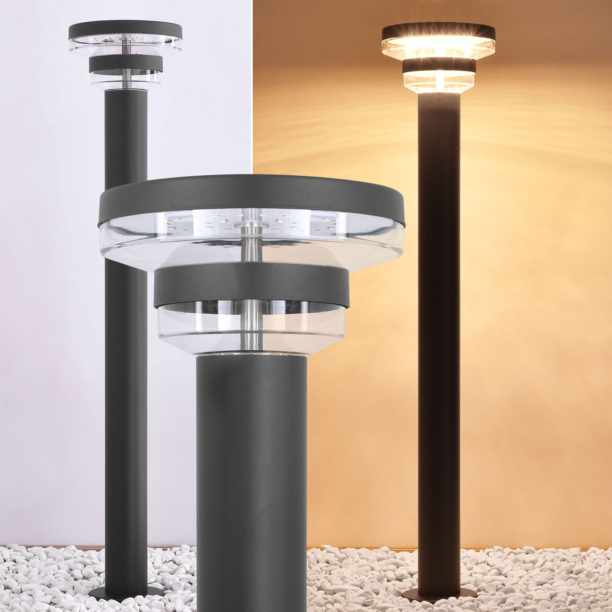 Maxkomfort Außen-Stehlampe 313-800, ohne Bewegungsmelder, LED günstig online kaufen