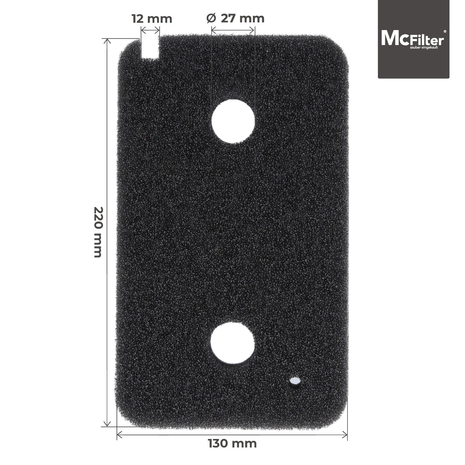 McFilter Ersatzfilter (2 Stück) Schwammfilter geeignet für Miele 09499230, Zubehör für Trockner, Wärmepumpentrockner, Kondenstrockner, Fein-Grob, Filtermatte, 2 – Bild 3 von 5