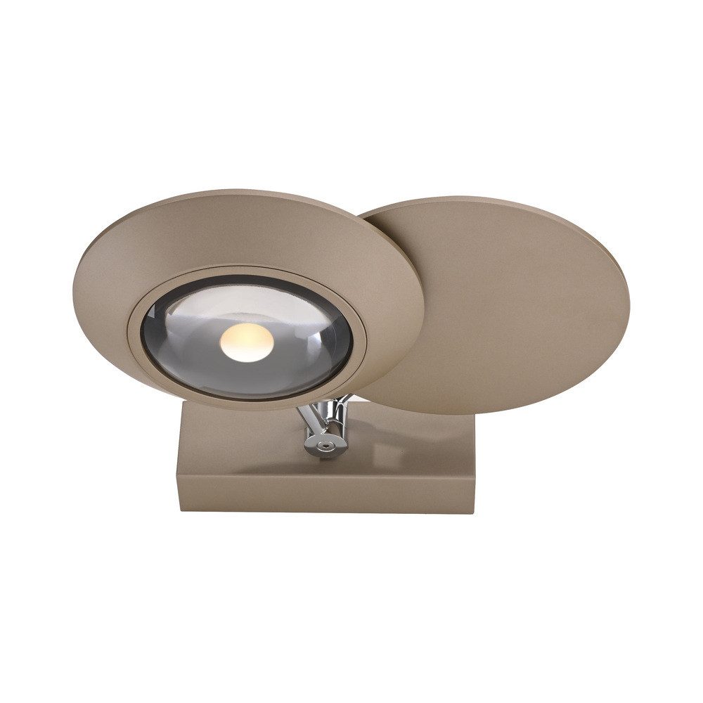 Paul Neuhaus LED Deckenspot LED Wandlampe PURE Oculis, dimmbar über Tronicdimmer, 2x LED Board 11W, warmweiß, dreh- schwenkbarer Spot, dimmbar