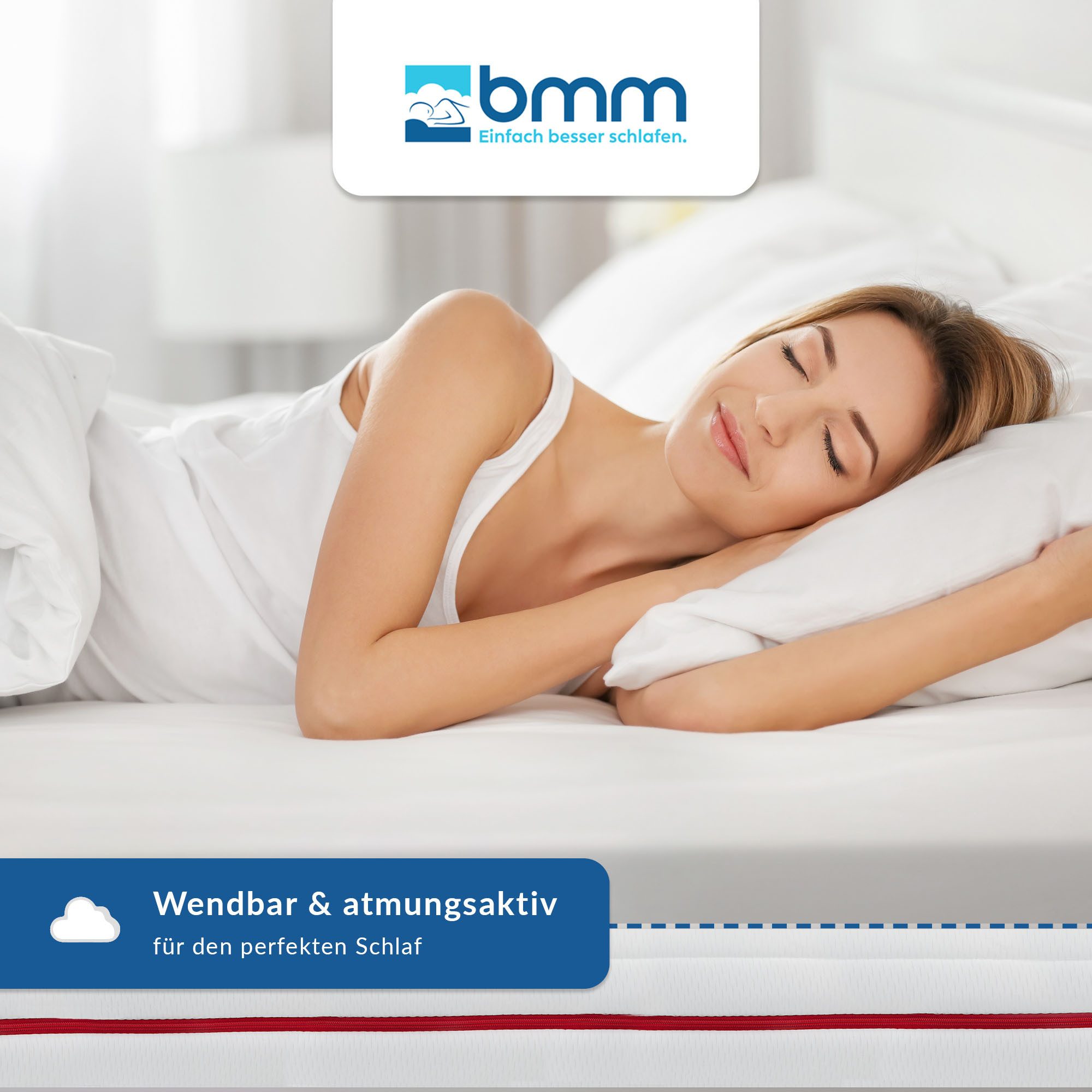Kaltschaummatratze BMM Matratze Klassik 19 H5 80 x 190 cm, BMM, 19 cm hoch, ergonomischer 7-Zonen KSCell®-Schaum, Deutsche Produktentwicklung – Bild 4 von 5