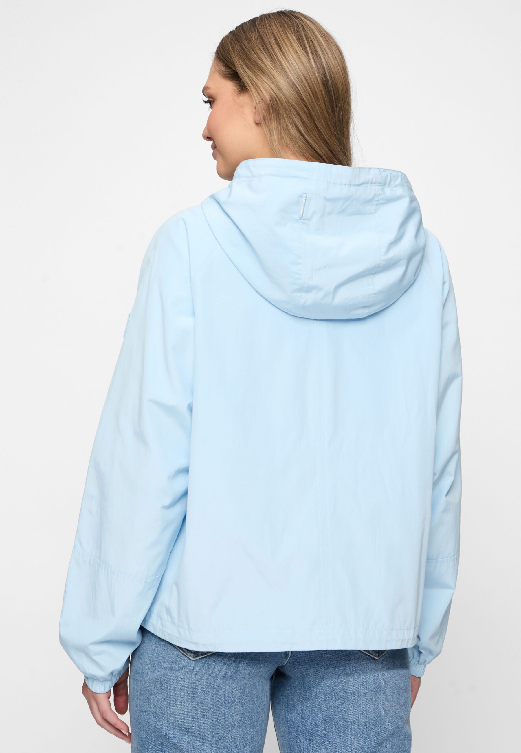 New View Funktionsjacke Mara (1-St) verstellbare Kapuze mit geprägtem Band